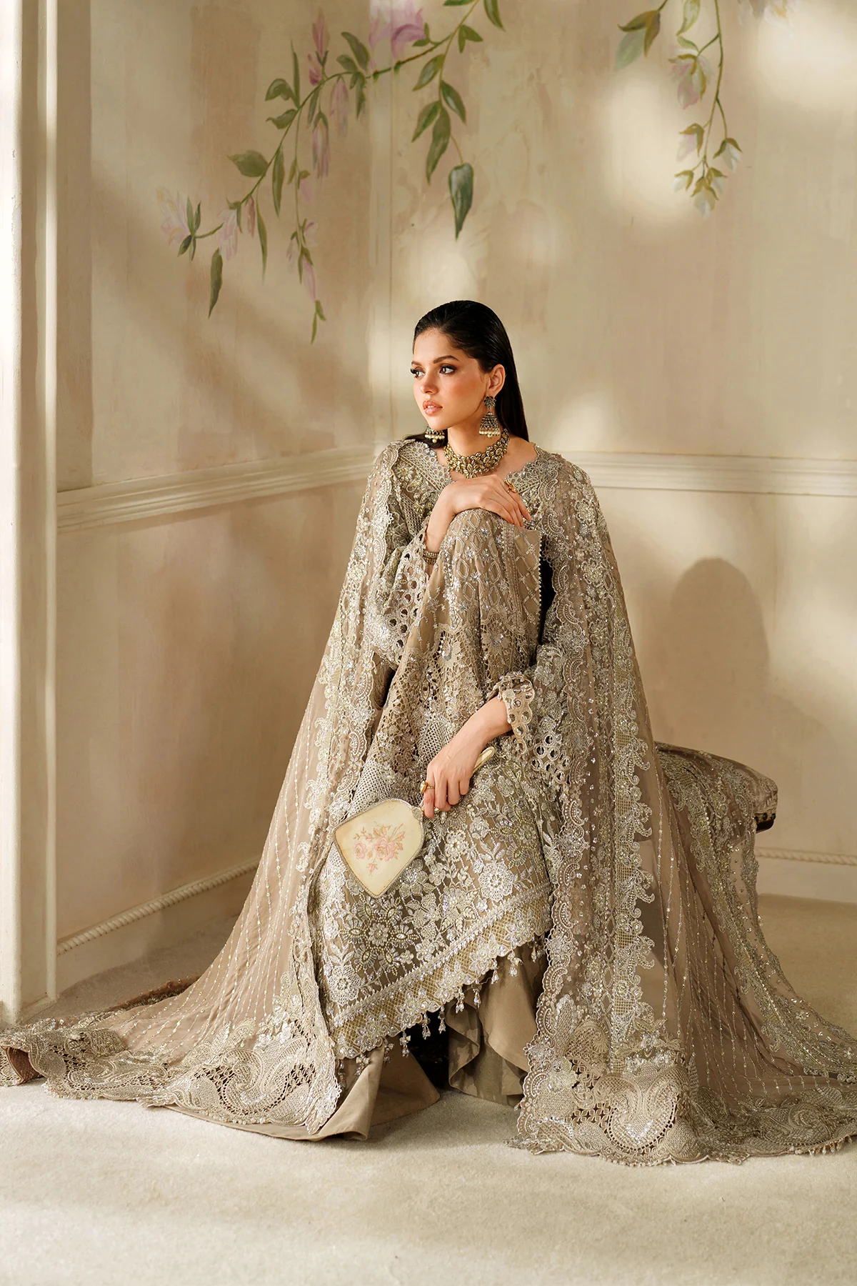 EMBROIDERED CHIFFON CH14-08 STITCHED - Image 20