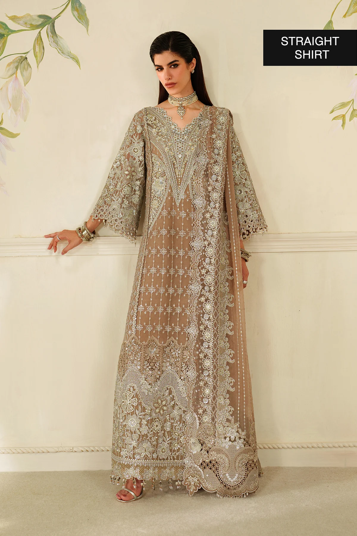 EMBROIDERED CHIFFON CH14-08 STITCHED - Image 4