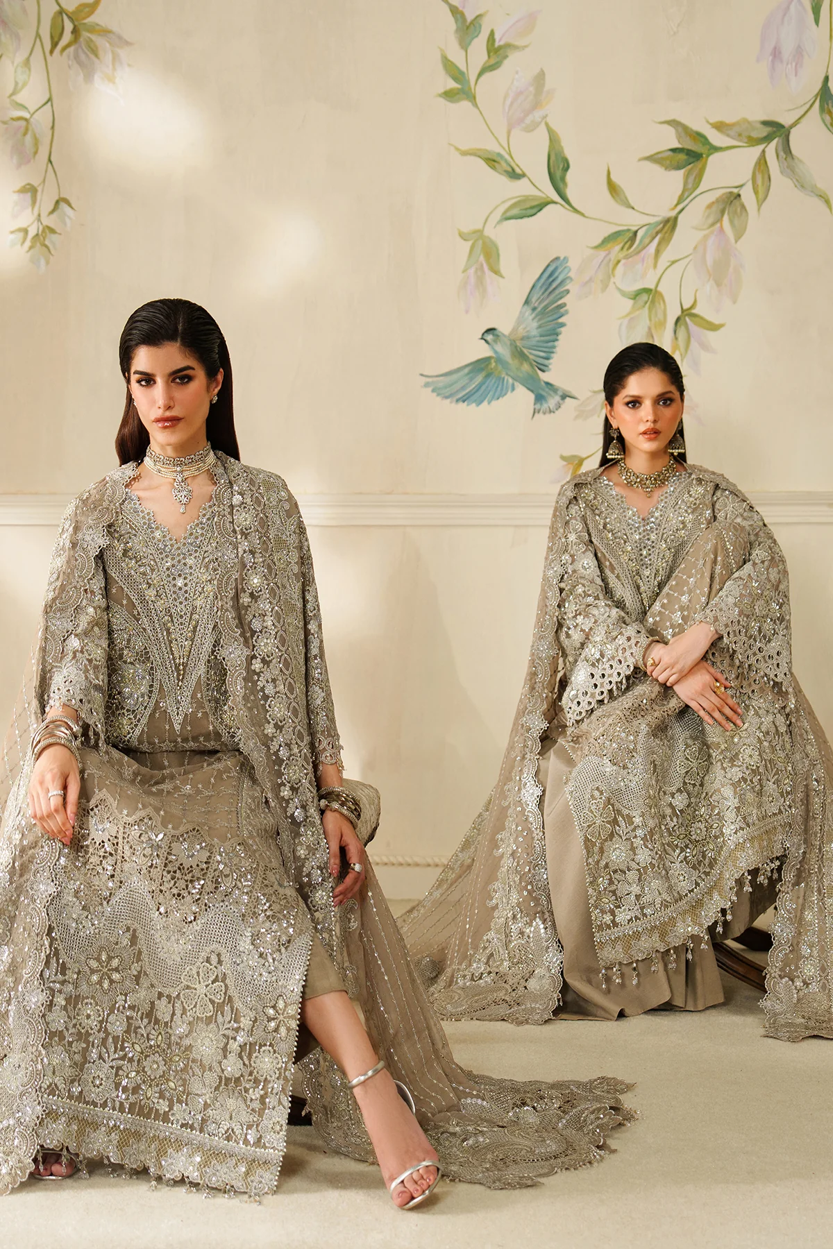 EMBROIDERED CHIFFON CH14-08 STITCHED - Image 6