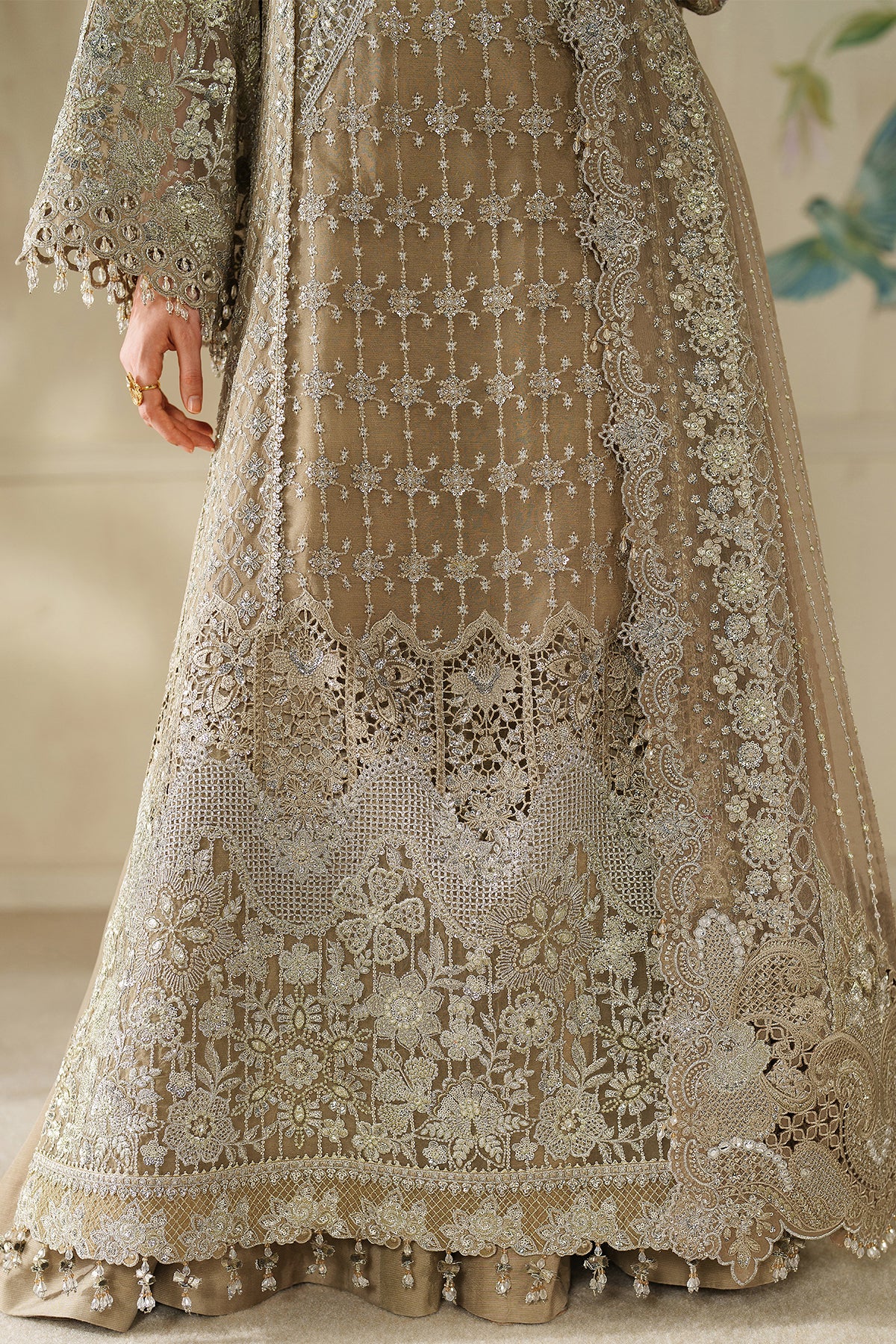 EMBROIDERED CHIFFON CH14-08 STITCHED - Image 7