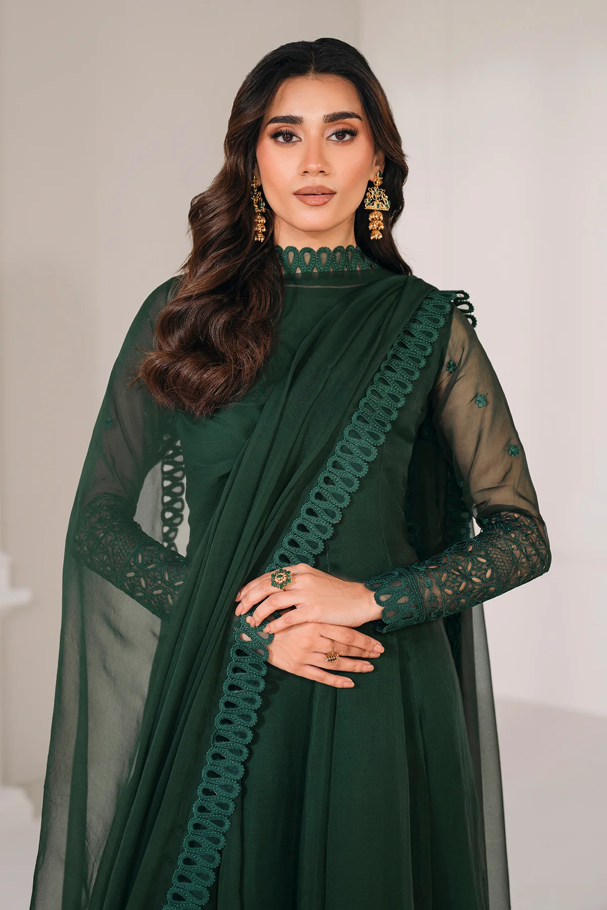 EMBROIDERED CHIFFON DUPATTA 64 - Image 3