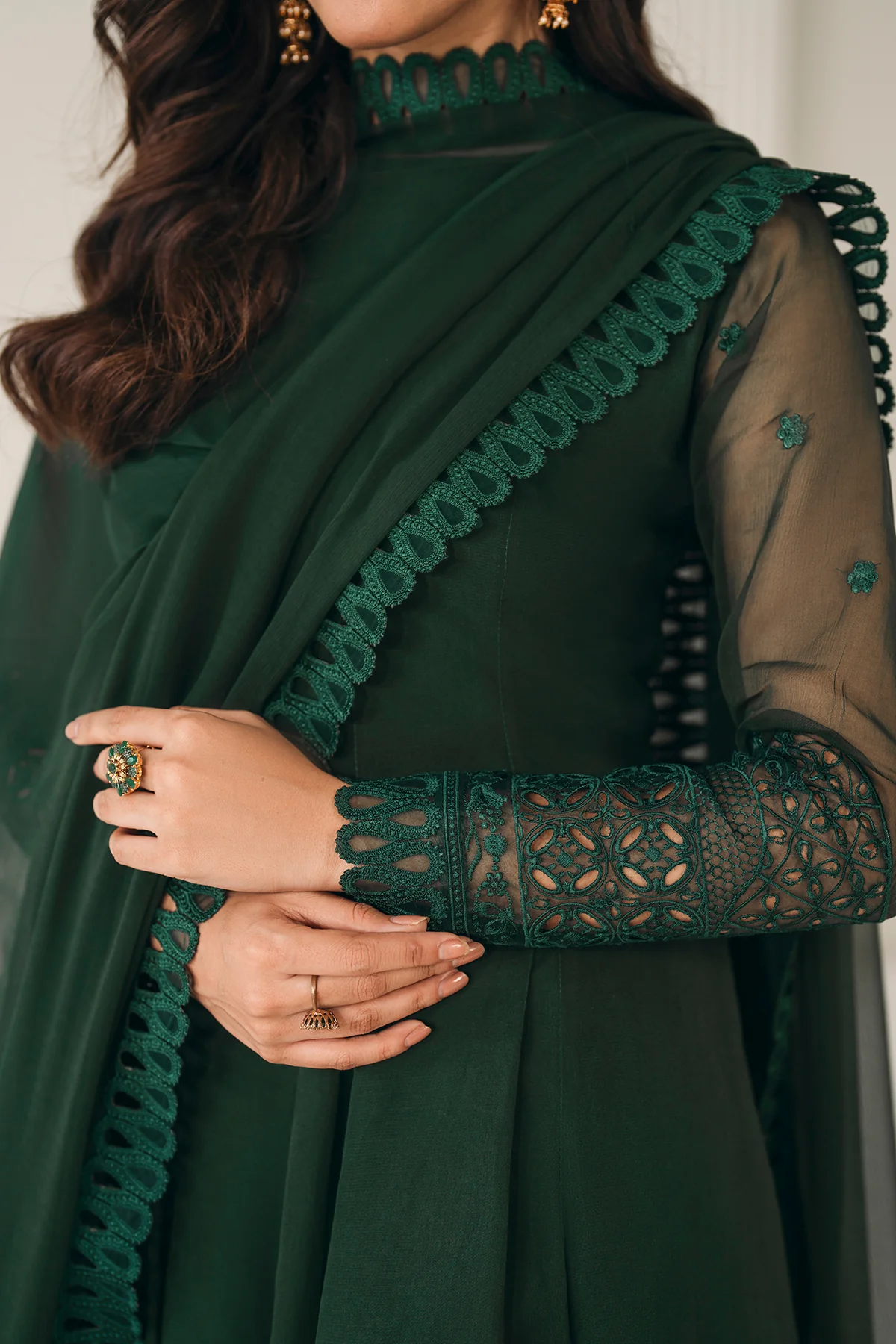 EMBROIDERED CHIFFON DUPATTA 64 - Image 4