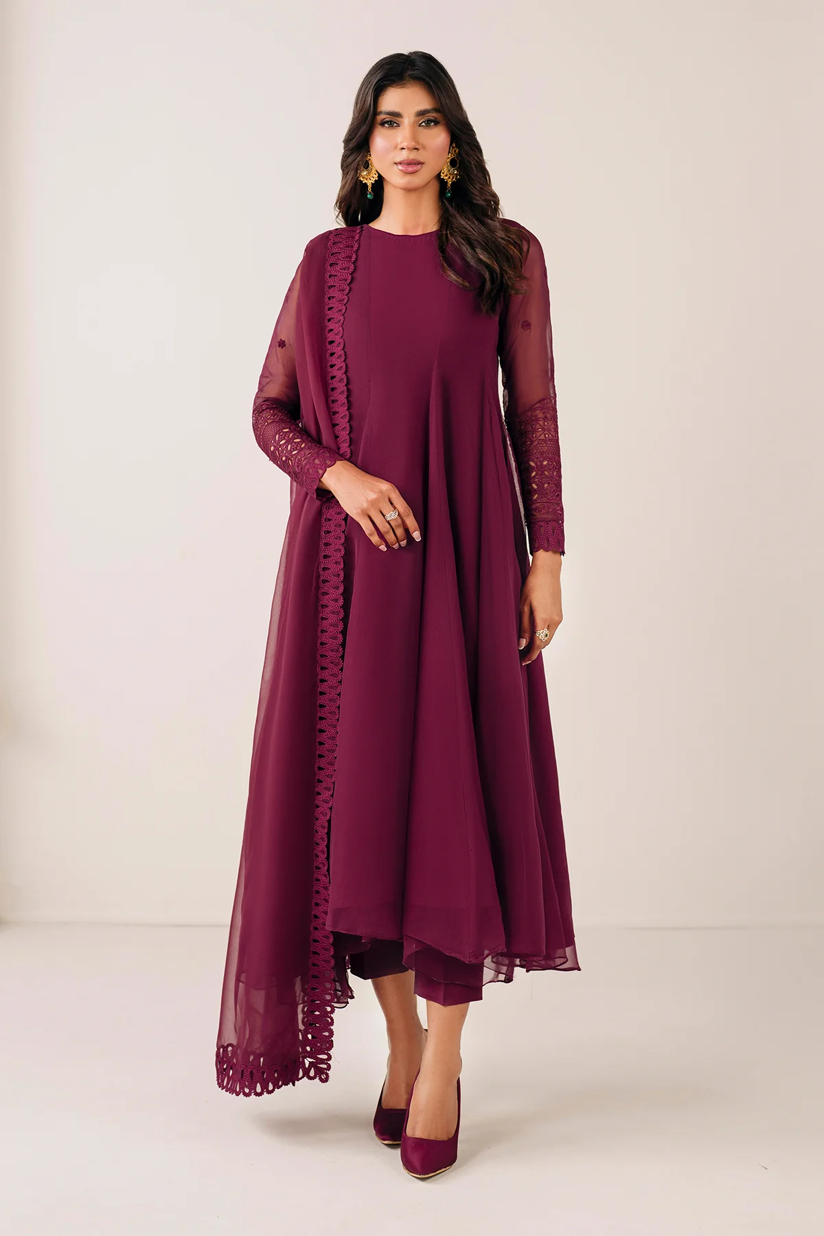 EMBROIDERED CHIFFON DUPATTA 65