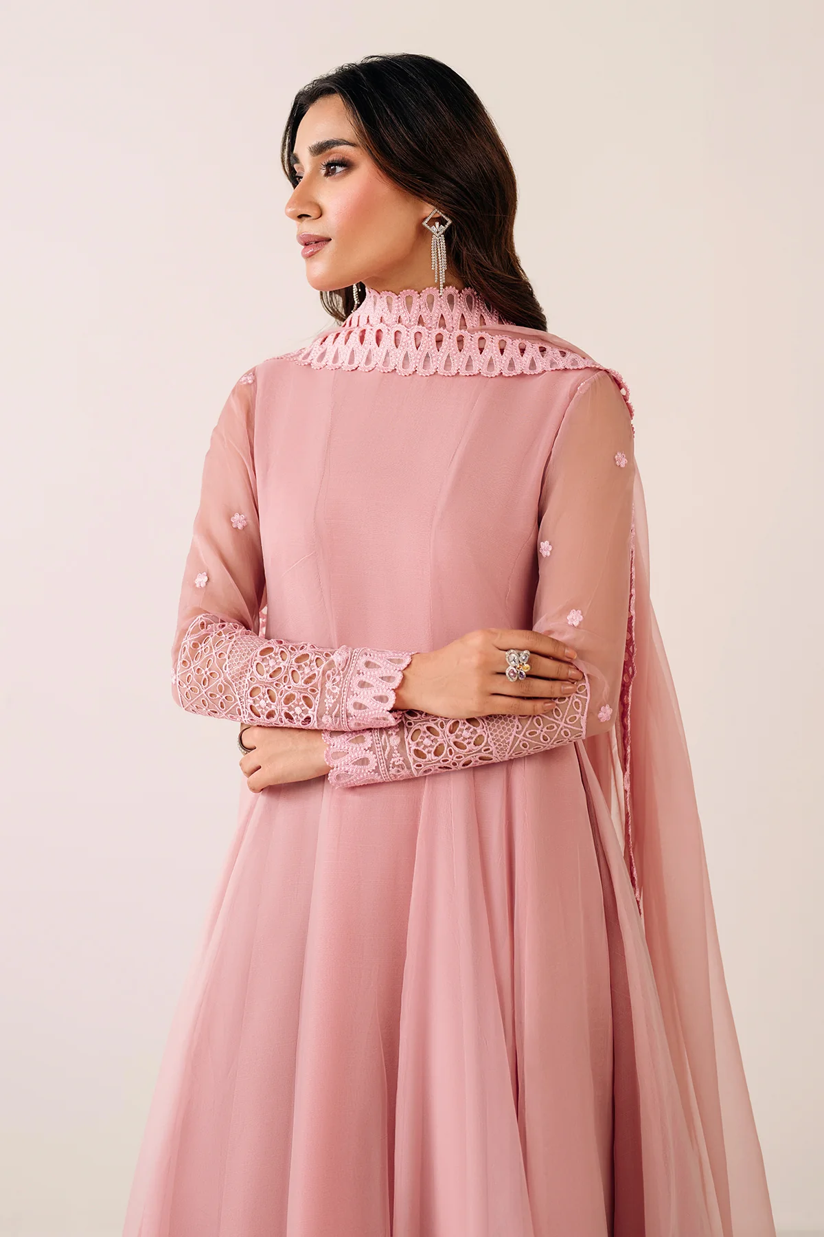 EMBROIDERED CHIFFON DUPATTA 68 - Image 4