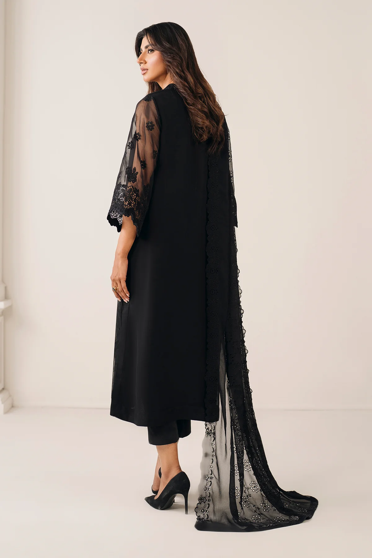 EMBROIDERED CHIFFON DUPATTA 72 - Image 2