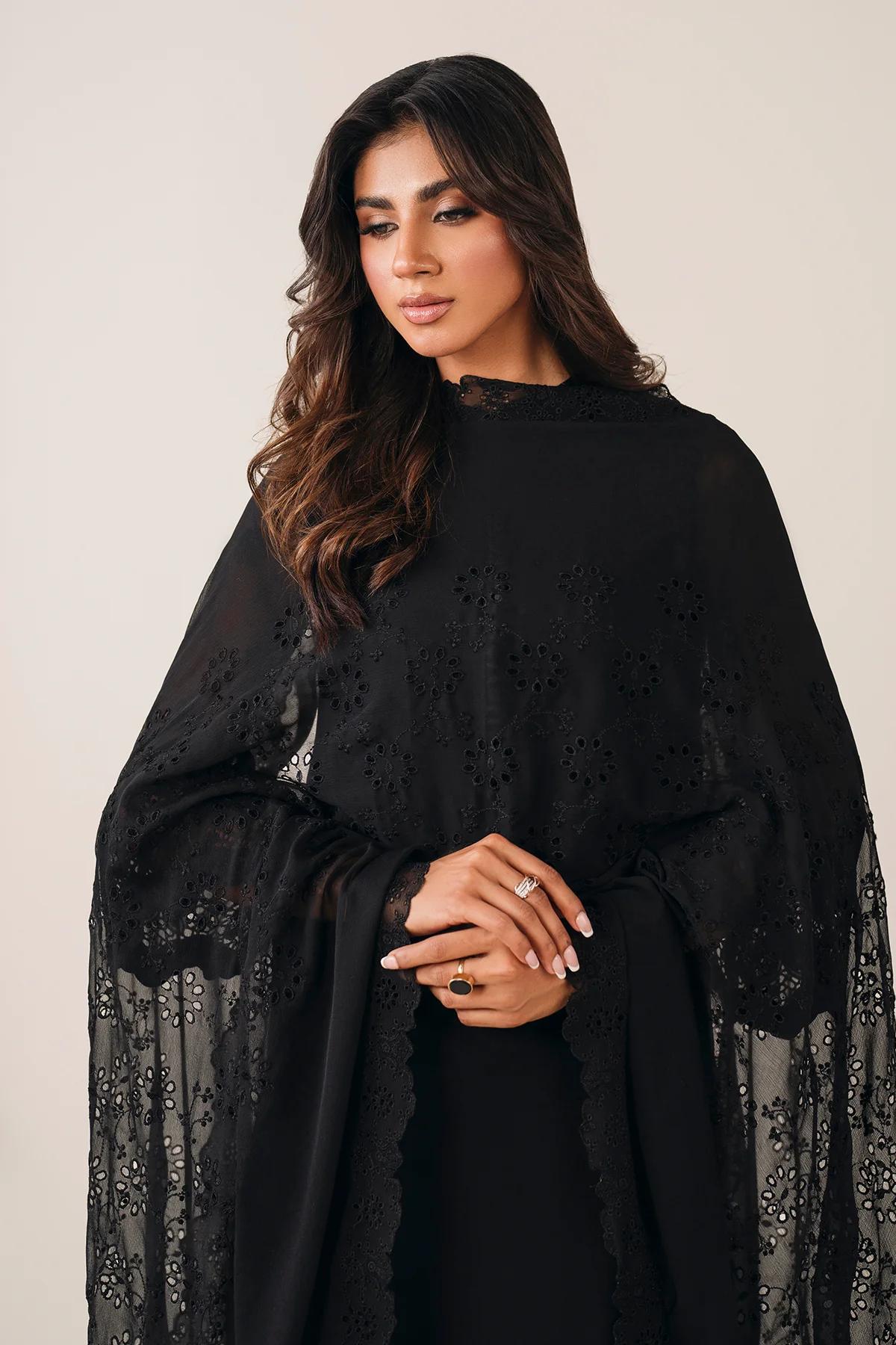 EMBROIDERED CHIFFON DUPATTA 72 - Image 3