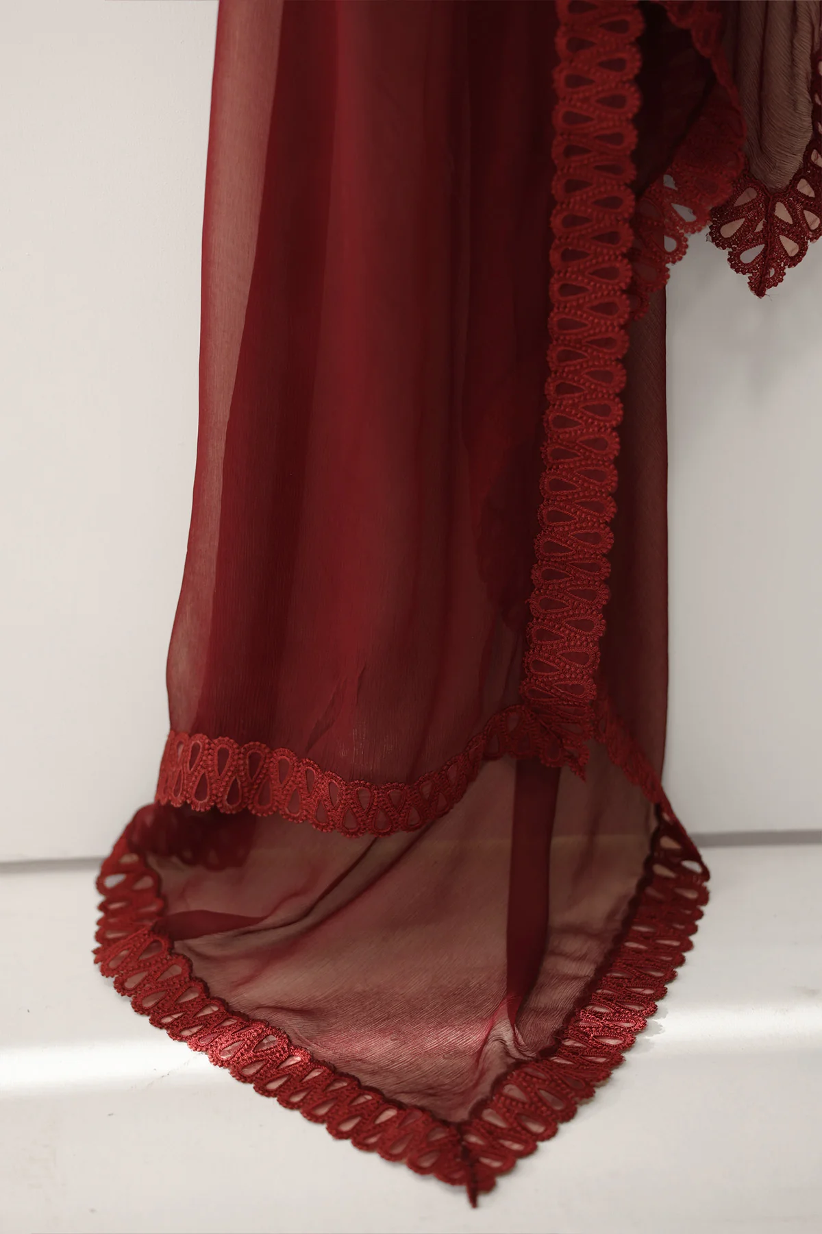 EMBROIDERED CHIFFON DUPATTA 77 - Image 3