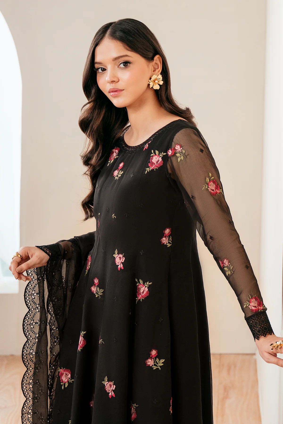 EMBROIDERED CHIFFON PR-1052 - Image 5