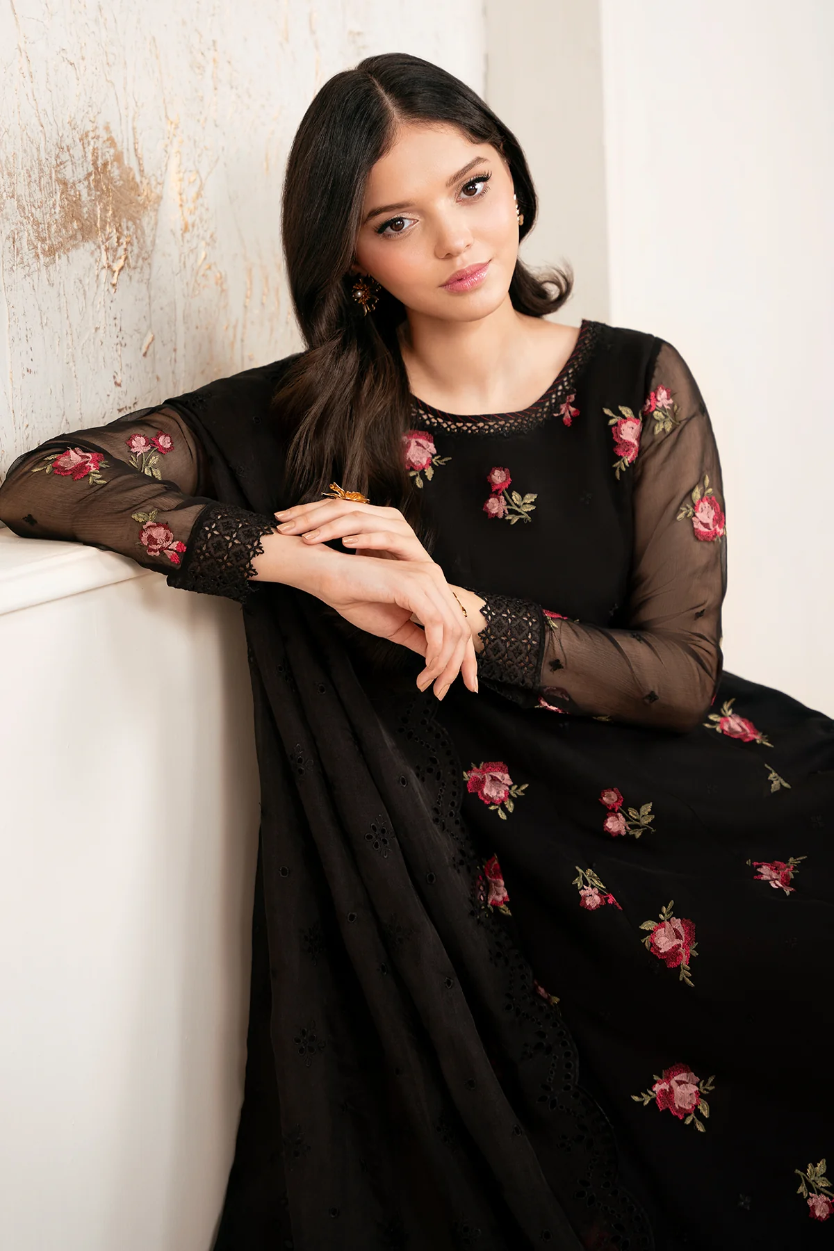 EMBROIDERED CHIFFON PR-1052 - Image 6