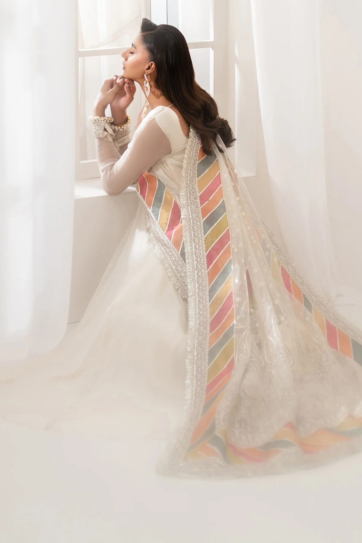 EMBROIDERED CHIFFON PR-1098 - Image 8