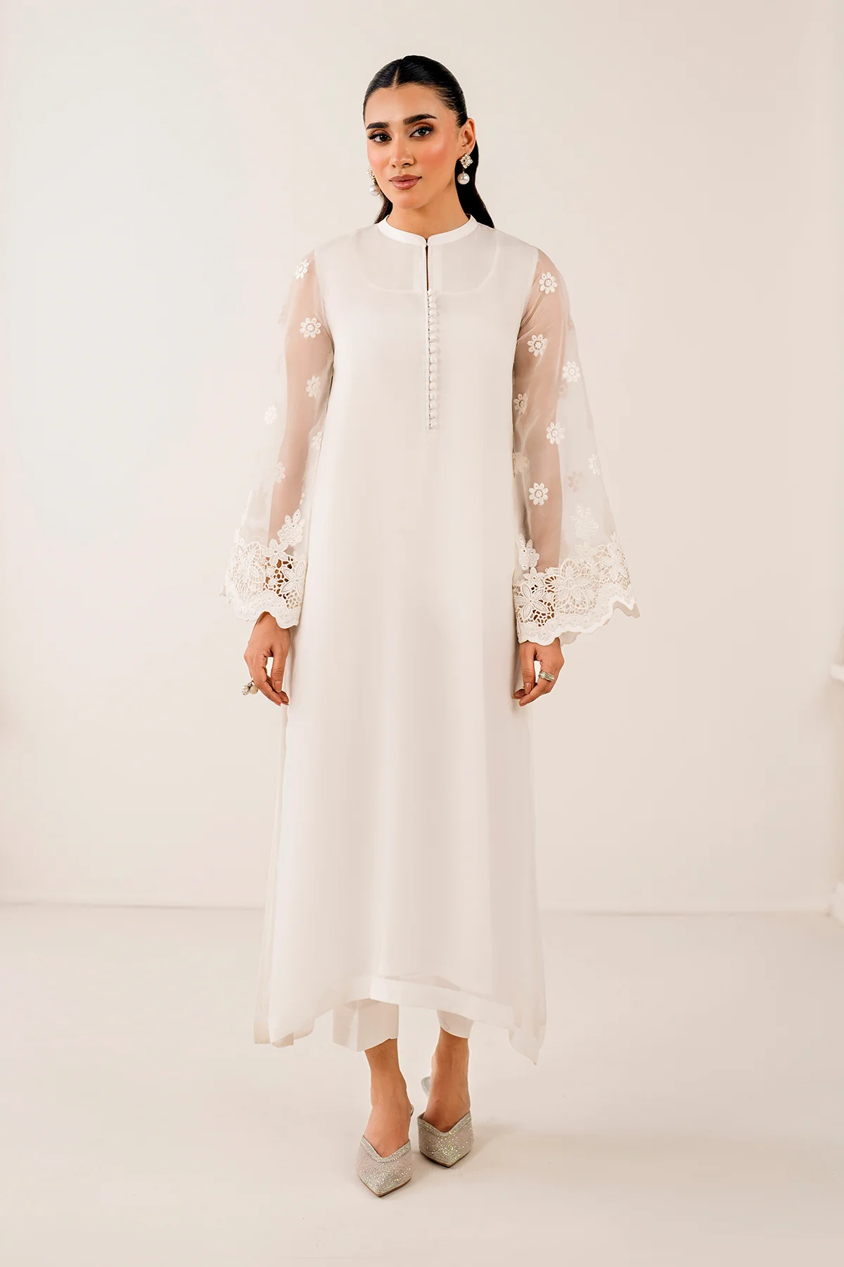 EMBROIDERED CHIFFON PR-1130