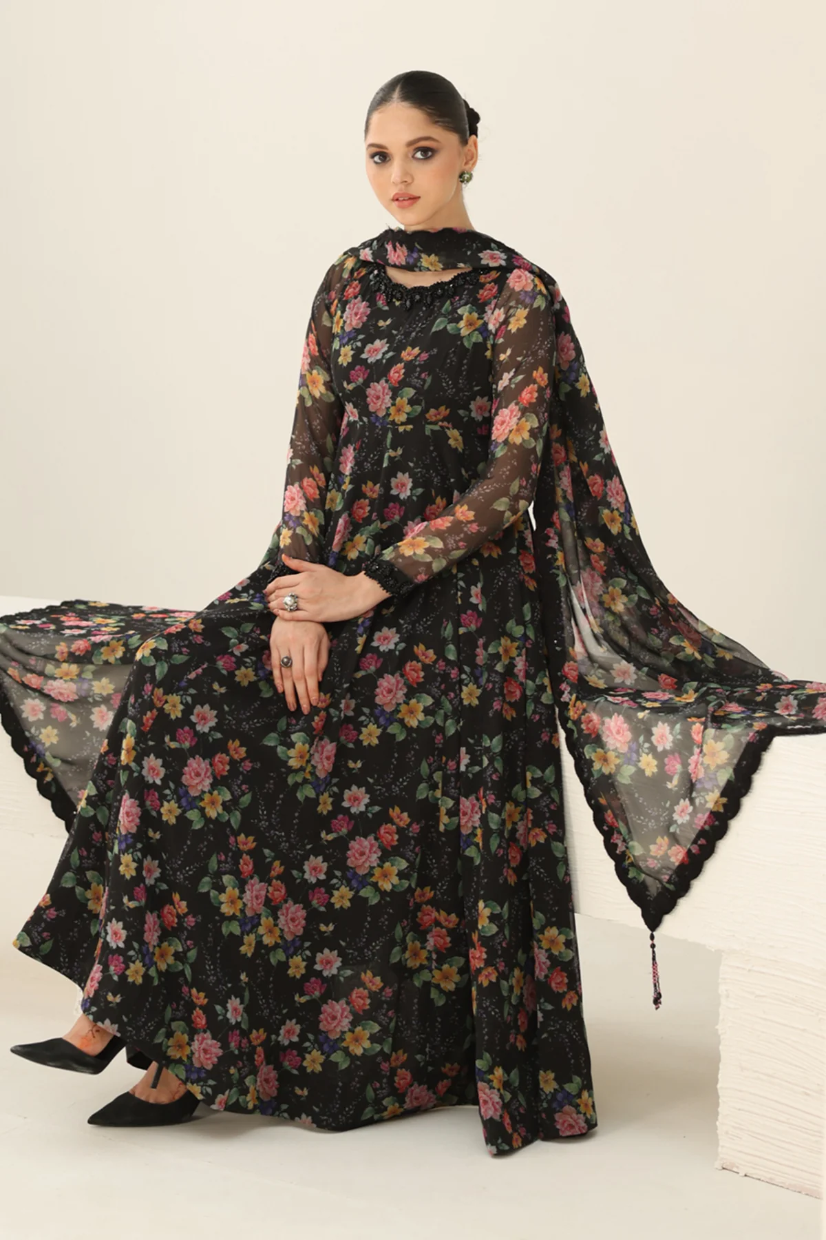 EMBROIDERED CHIFFON PR-1158 - Image 5