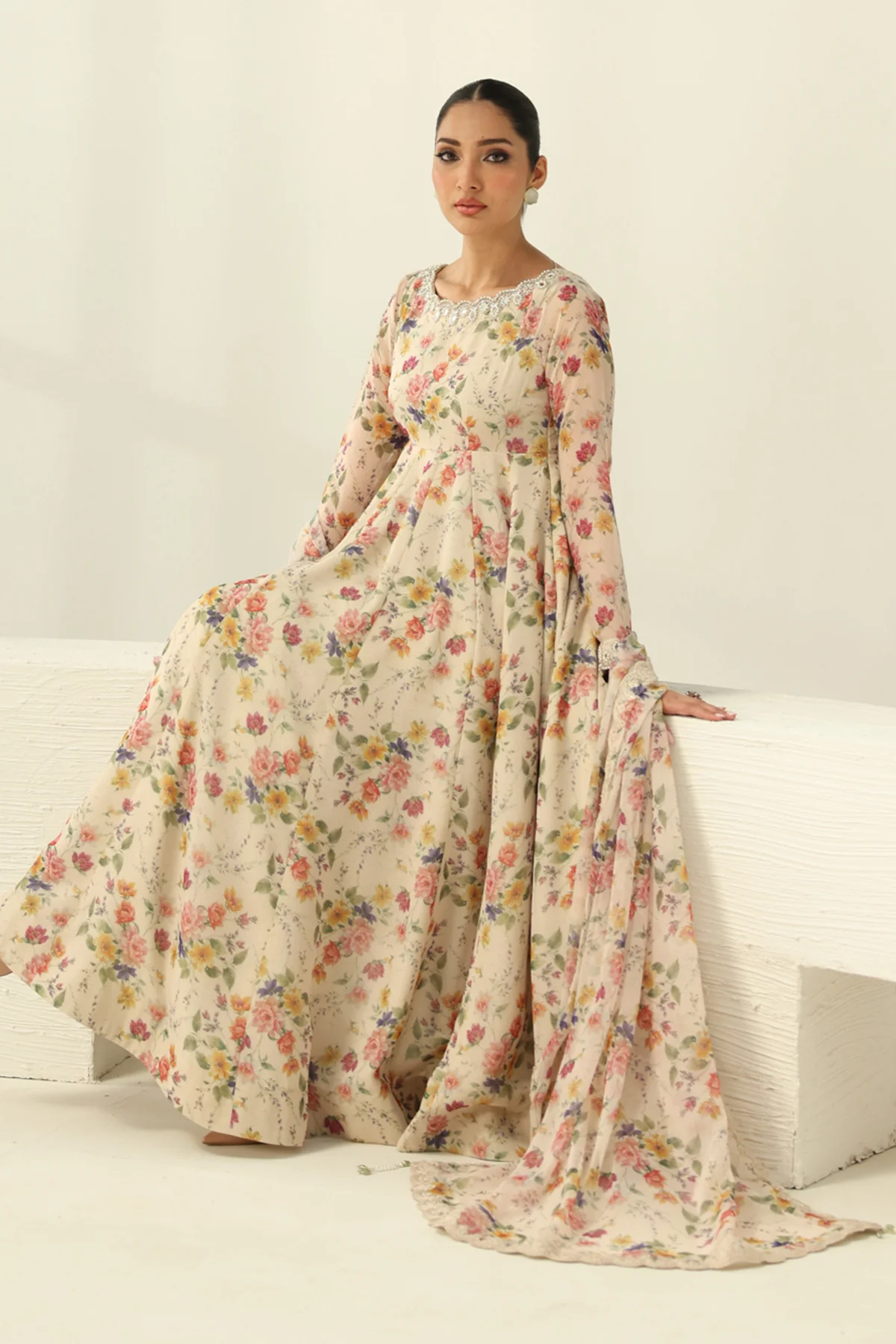 EMBROIDERED CHIFFON PR-1159 - Image 7