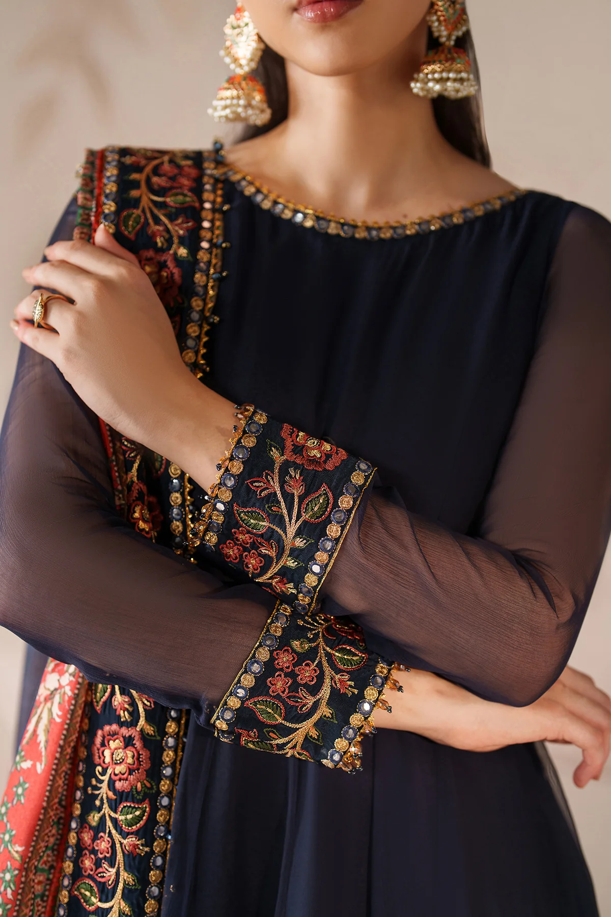 EMBROIDERED CHIFFON PR-1203 - Image 5