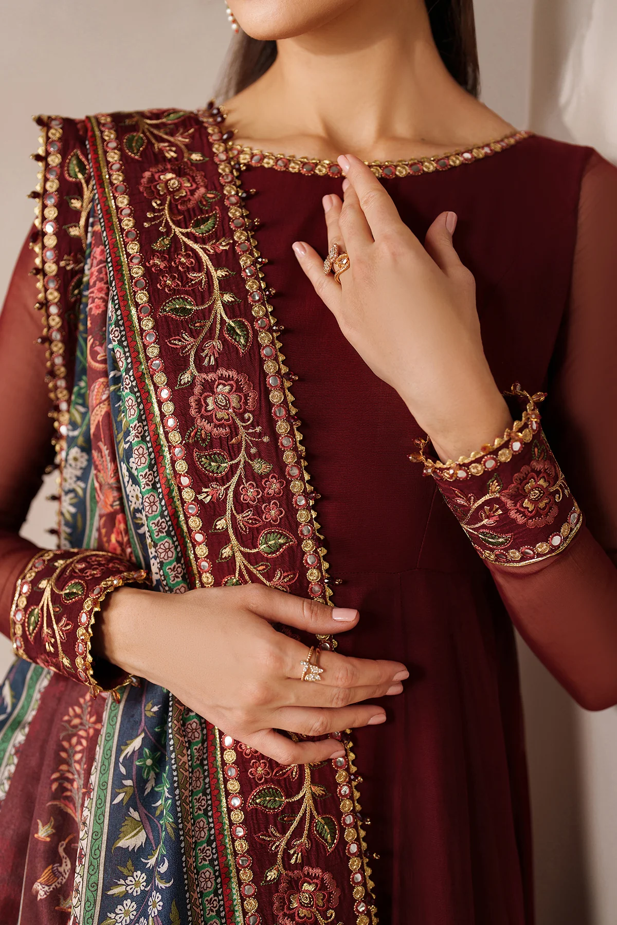 EMBROIDERED CHIFFON PR-1204 - Image 5