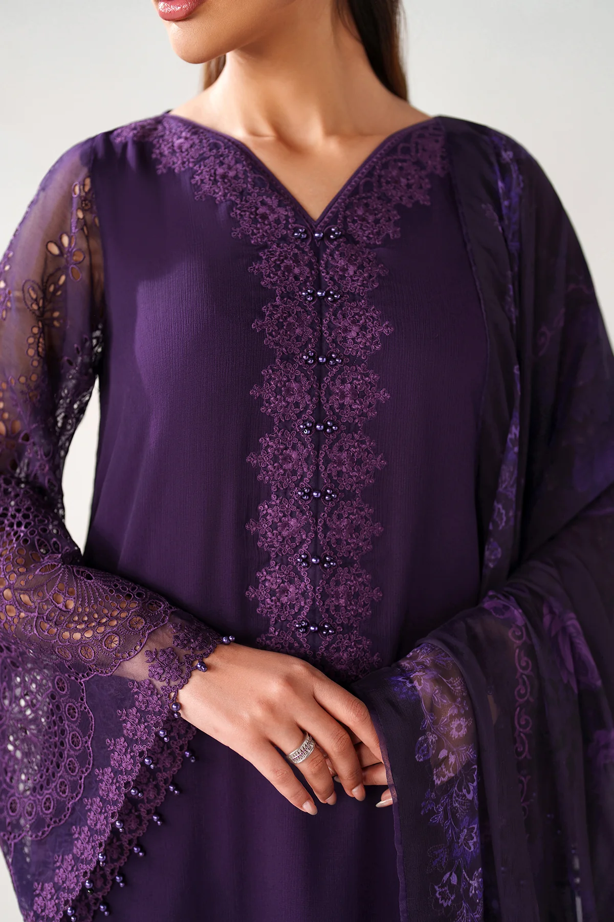 EMBROIDERED CHIFFON PR-1240 - Image 3
