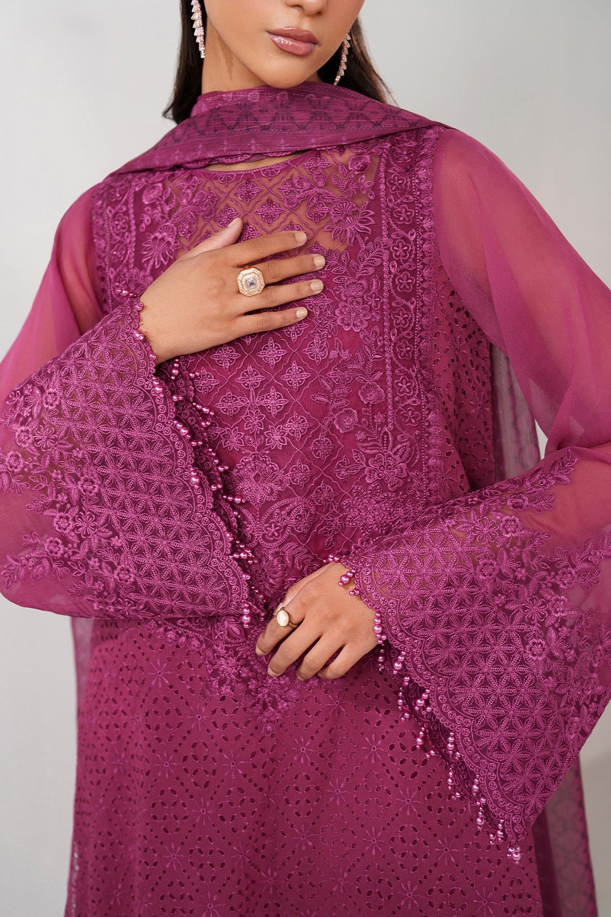 EMBROIDERED CHIFFON PR-1242 - Image 3