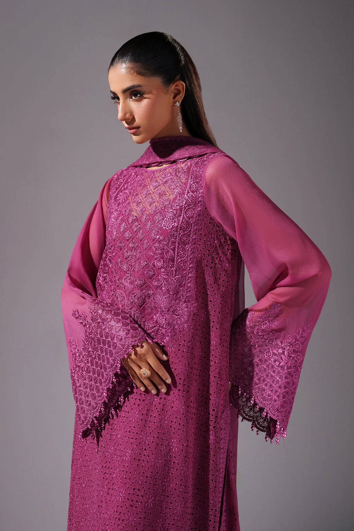 EMBROIDERED CHIFFON PR-1242 - Image 6