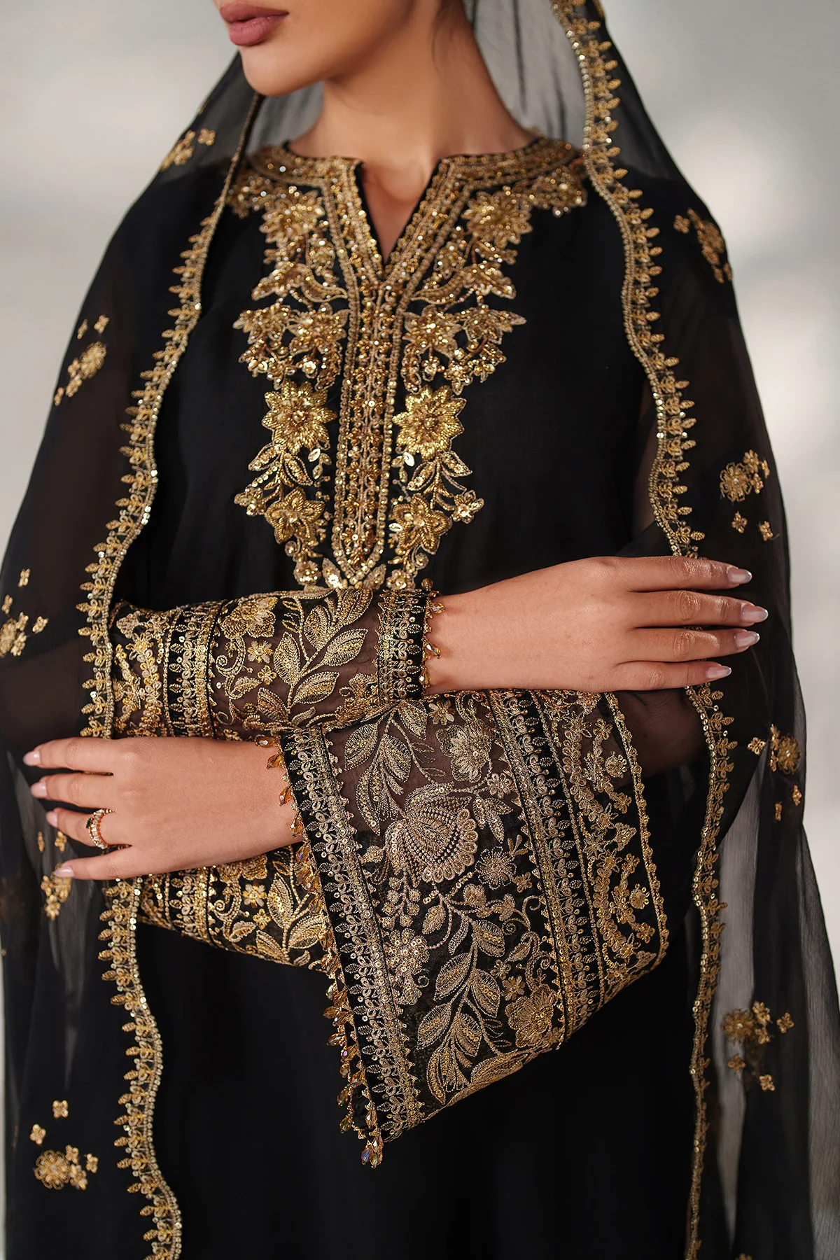 EMBROIDERED CHIFFON PR-1250 - Image 5