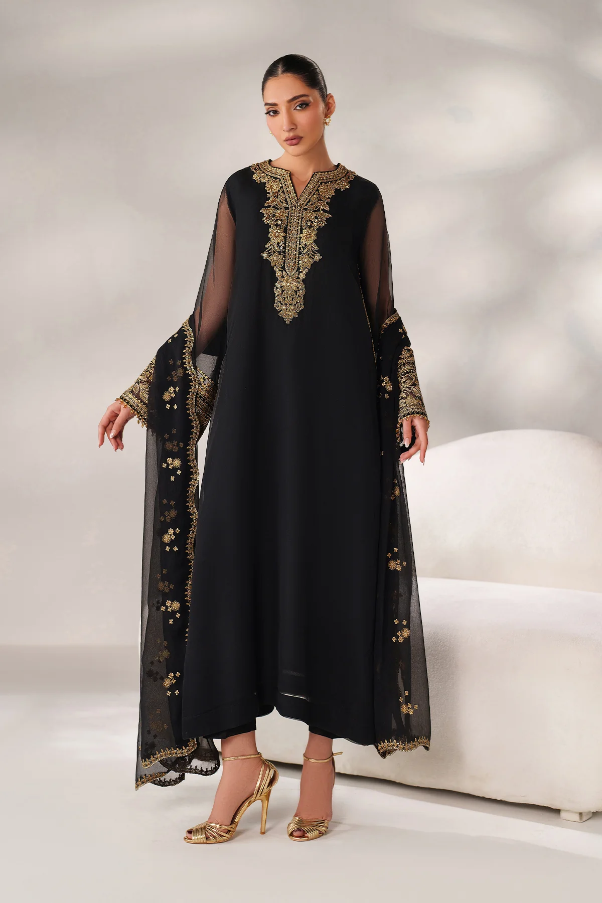 EMBROIDERED CHIFFON PR-1250 - Image 7