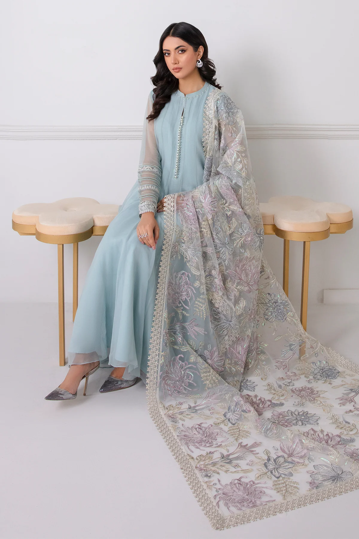 EMBROIDERED CHIFFON PR-746 - Image 5