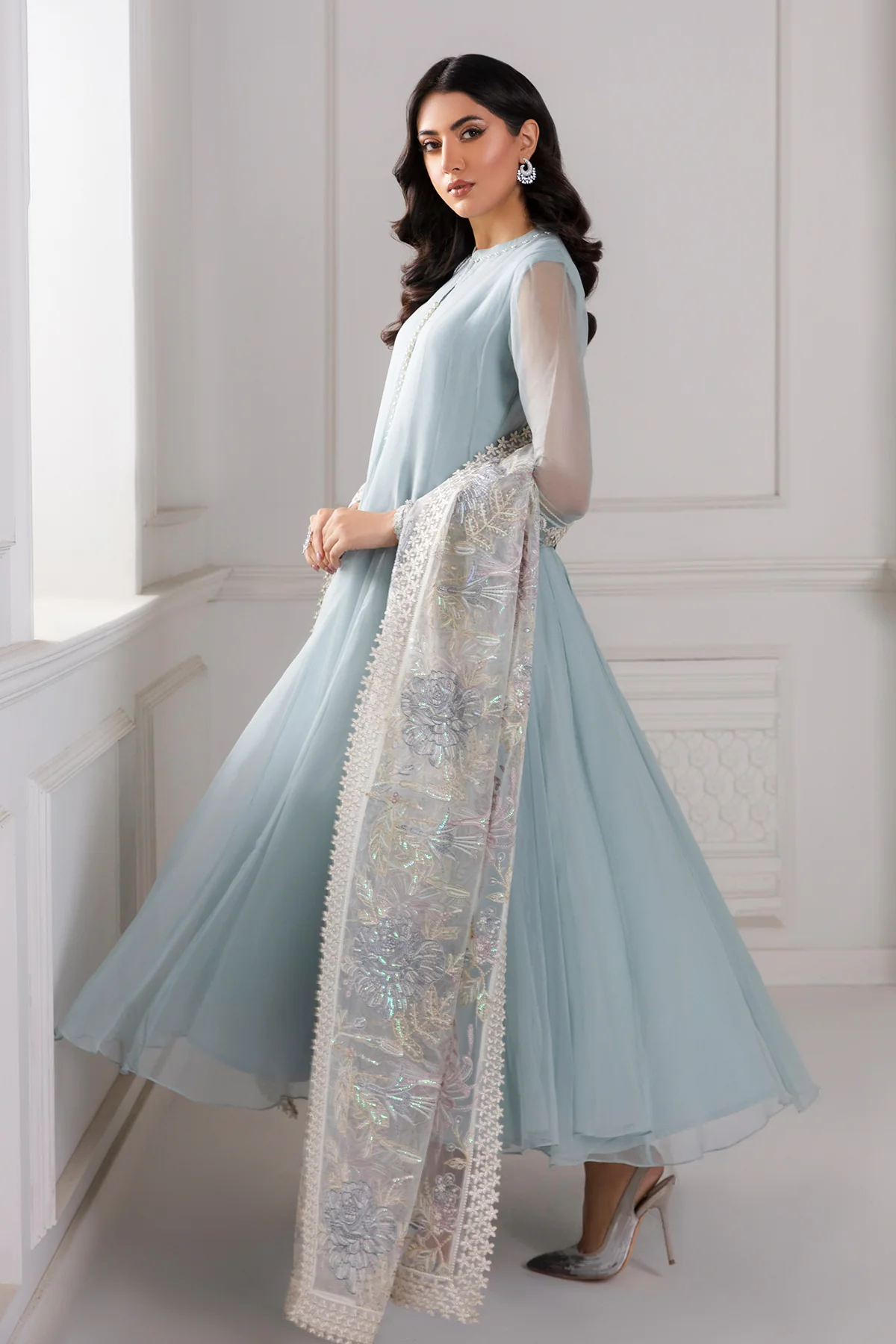 EMBROIDERED CHIFFON PR-746 - Image 6