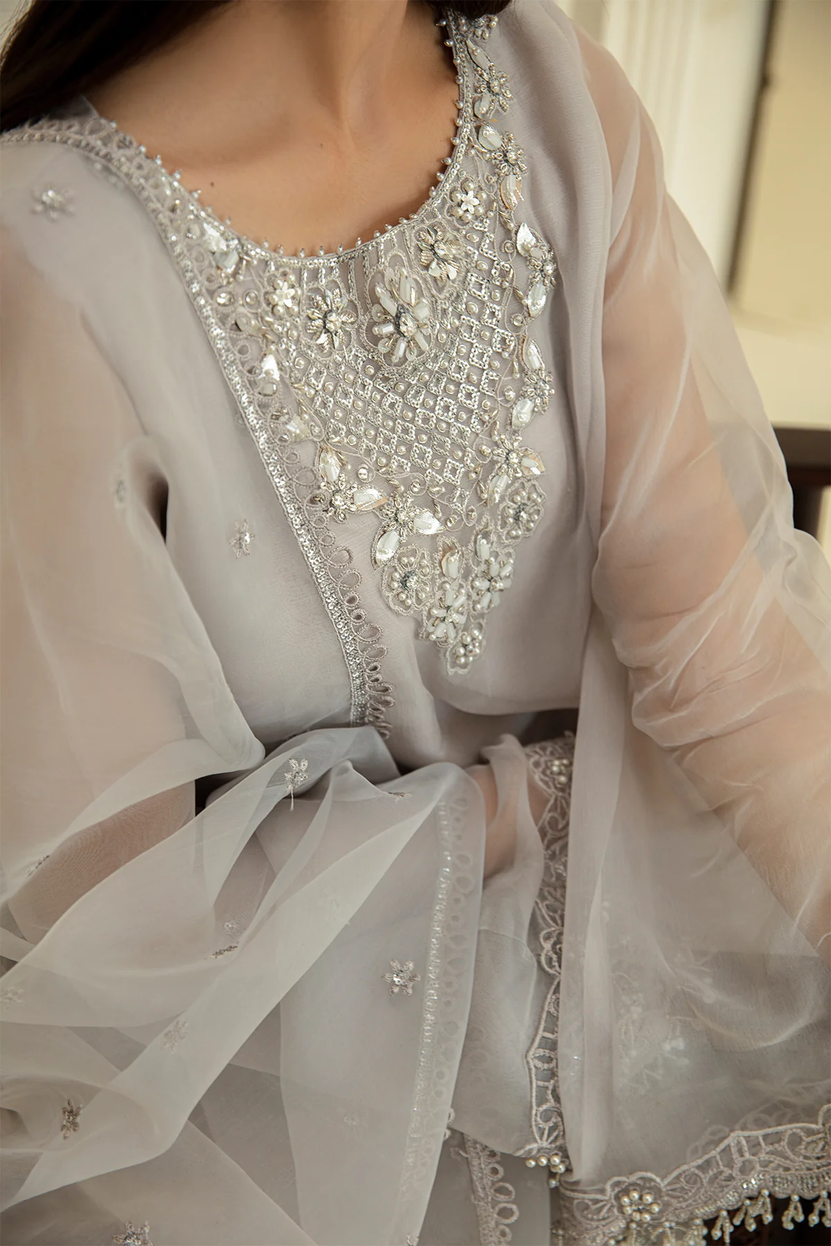 EMBROIDERED CHIFFON PR-824 - Image 3