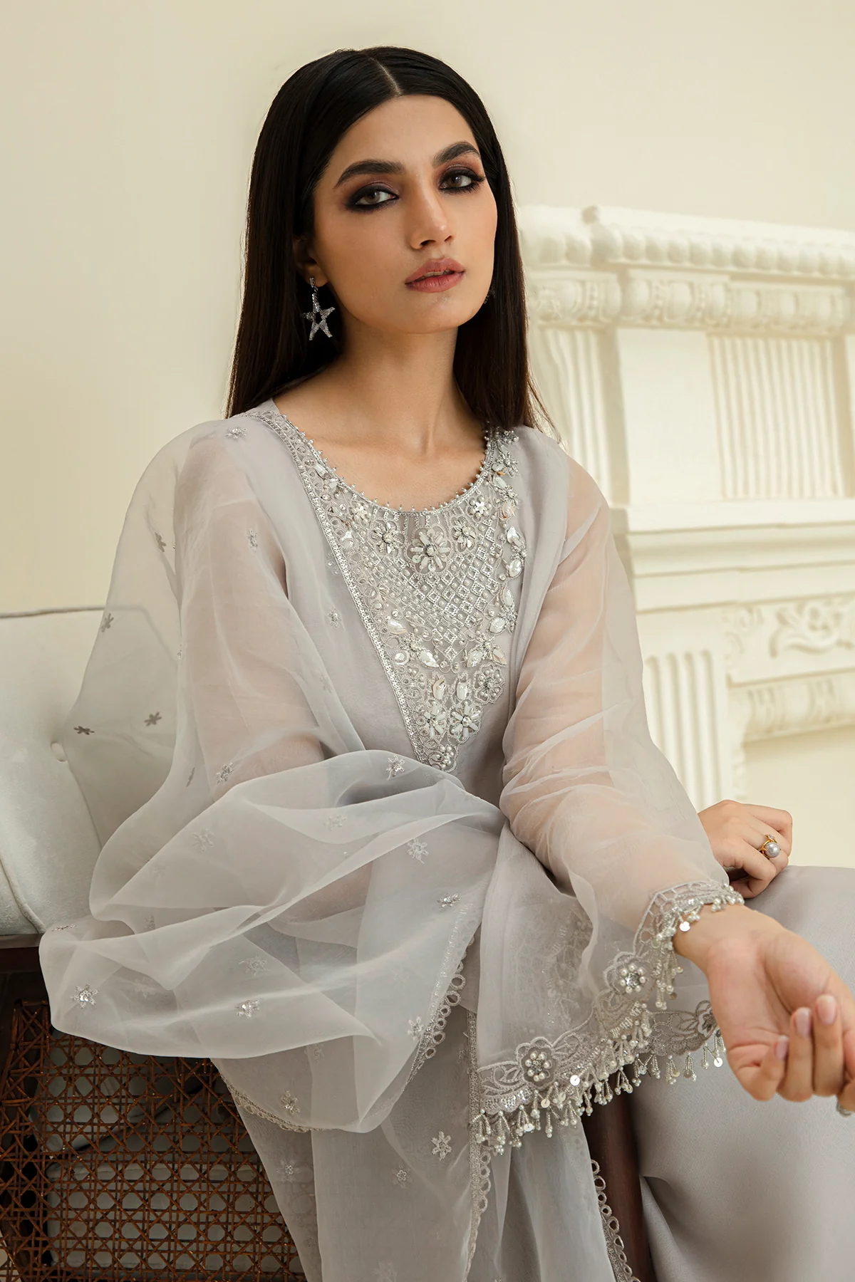 EMBROIDERED CHIFFON PR-824 - Image 4