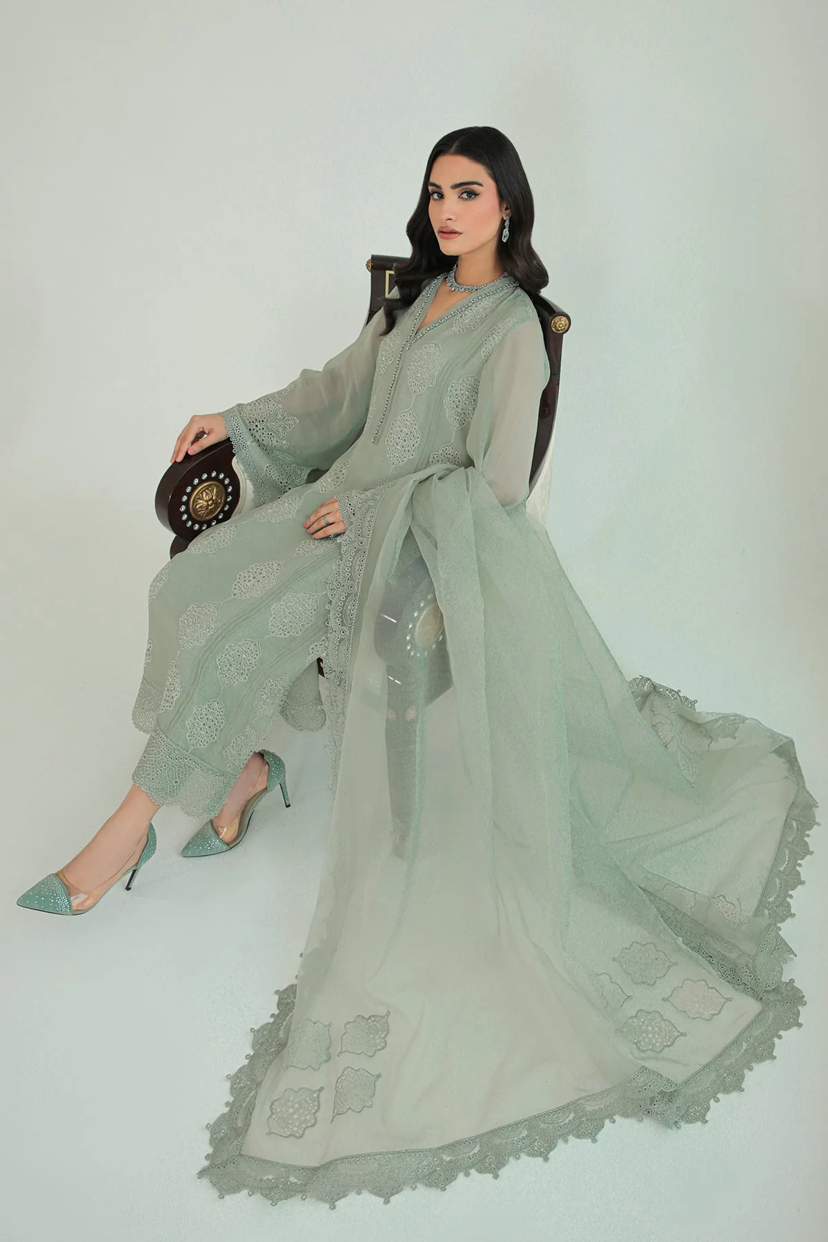 EMBROIDERED CHIFFON SF-234 - Image 4