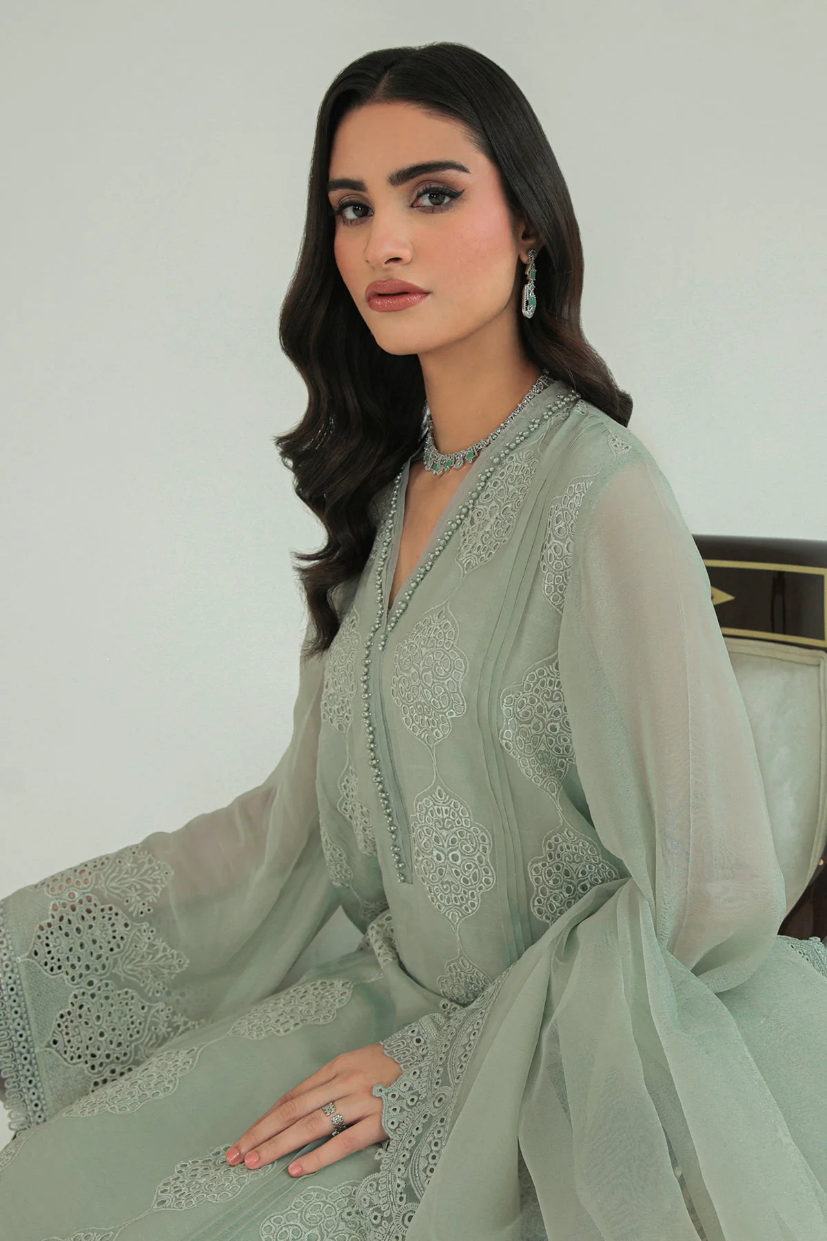 EMBROIDERED CHIFFON SF-234 - Image 5