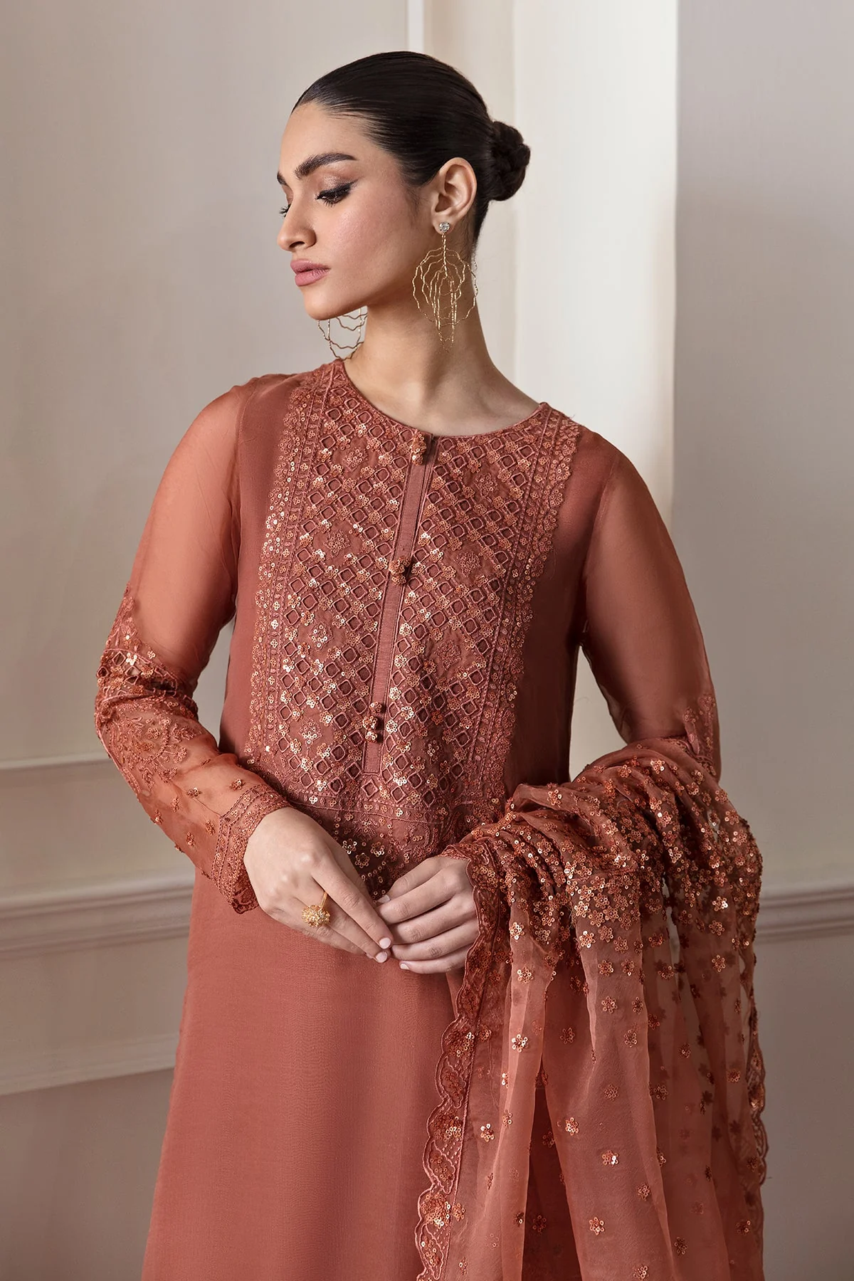 EMBROIDERED CHIFFON SF-296 - Image 4