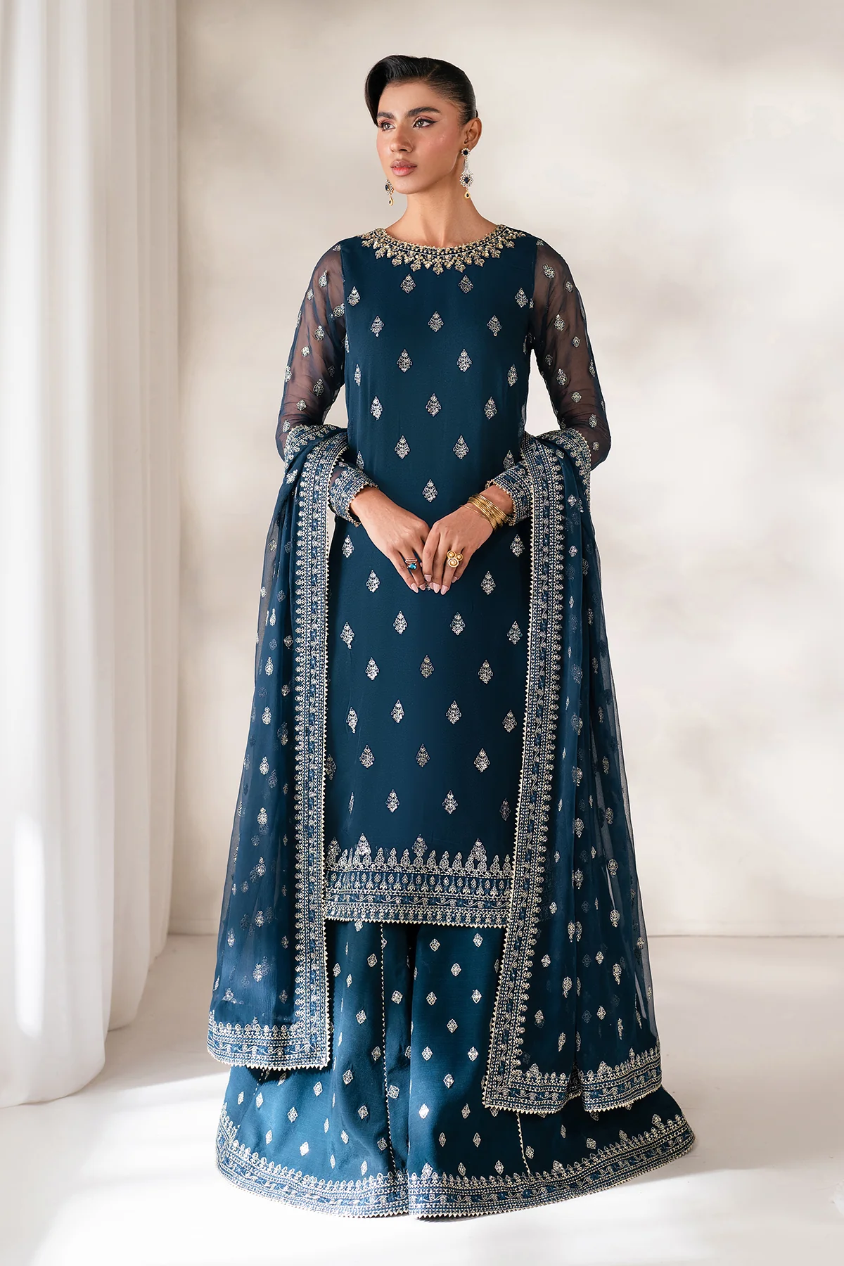 EMBROIDERED CHIFFON SF-4142 - Image 3
