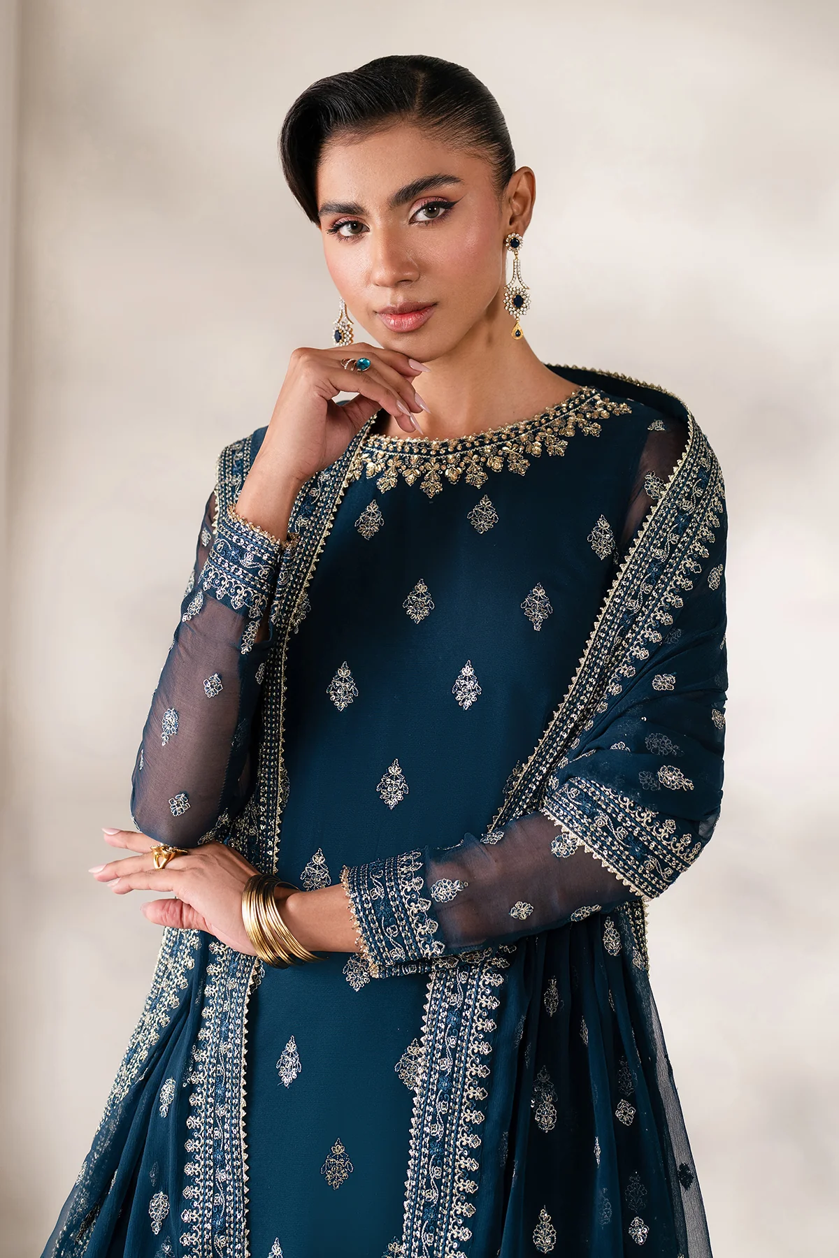 EMBROIDERED CHIFFON SF-4142 - Image 5