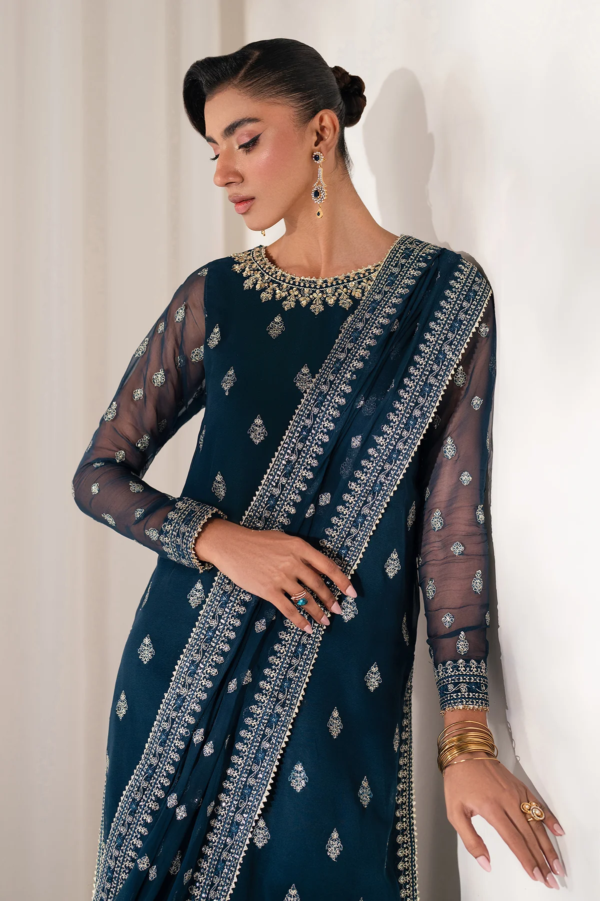 EMBROIDERED CHIFFON SF-4142 - Image 7