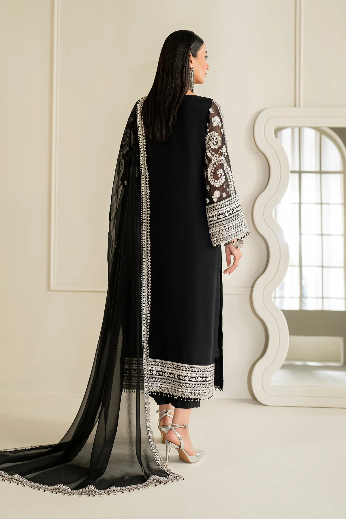 EMBROIDERED CHIFFON SF-4158 - Image 2