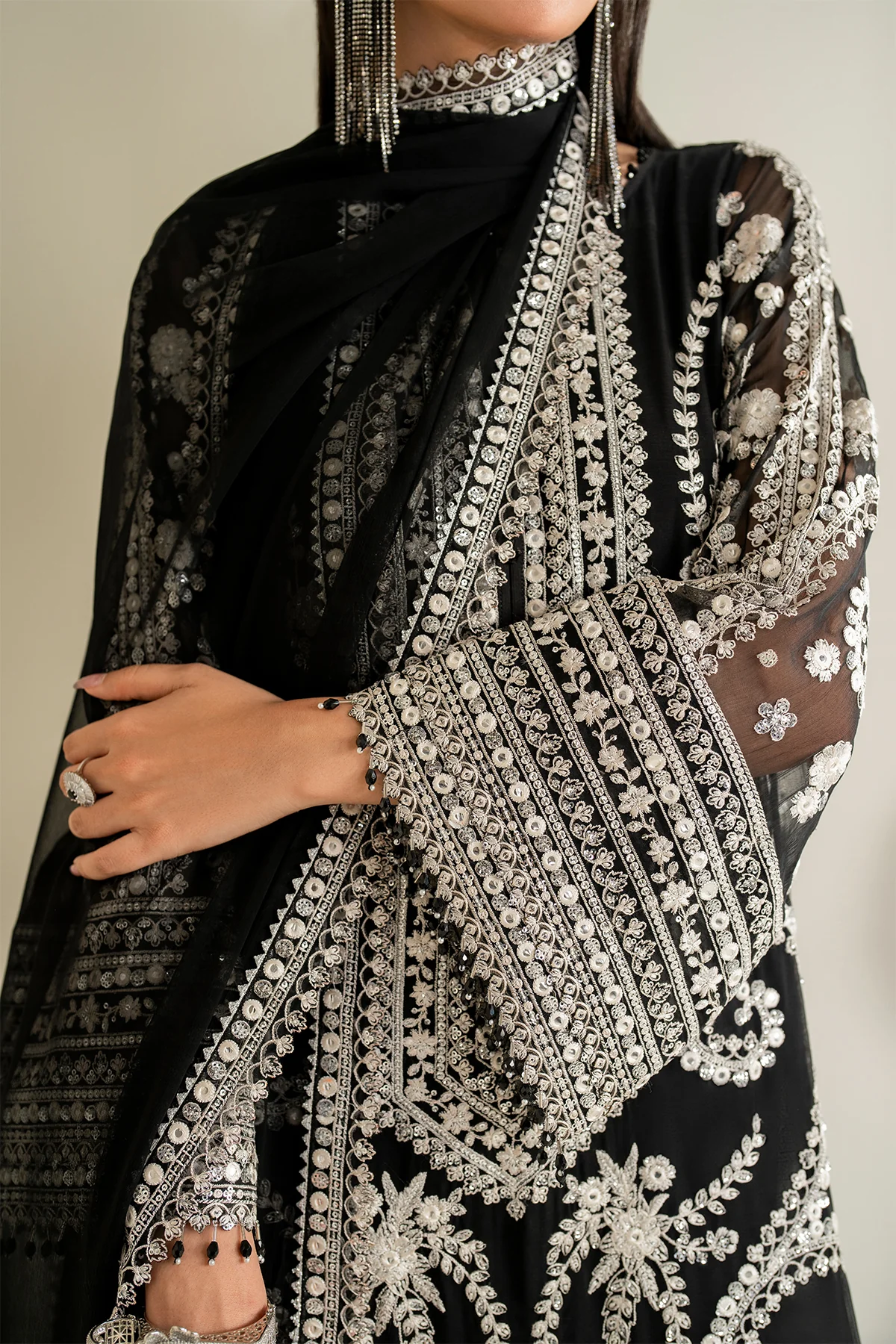 EMBROIDERED CHIFFON SF-4158 - Image 3
