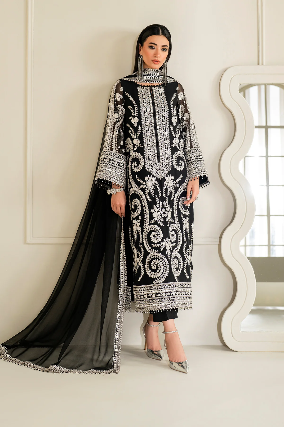 EMBROIDERED CHIFFON SF-4158 - Image 6