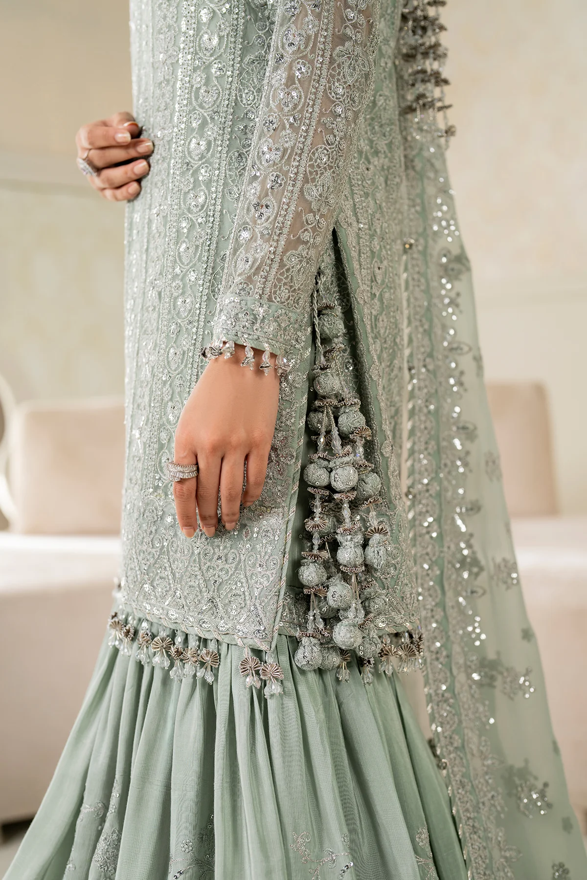 EMBROIDERED CHIFFON SF-4160 - Image 8