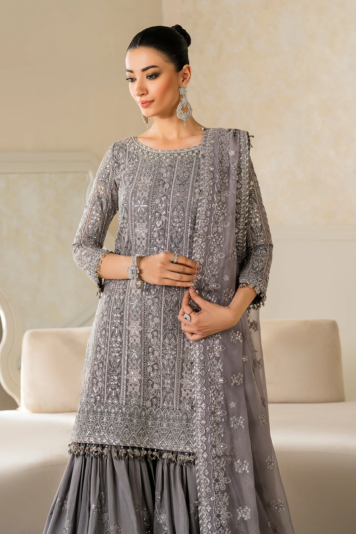 EMBROIDERED CHIFFON SF-4161 - Image 3