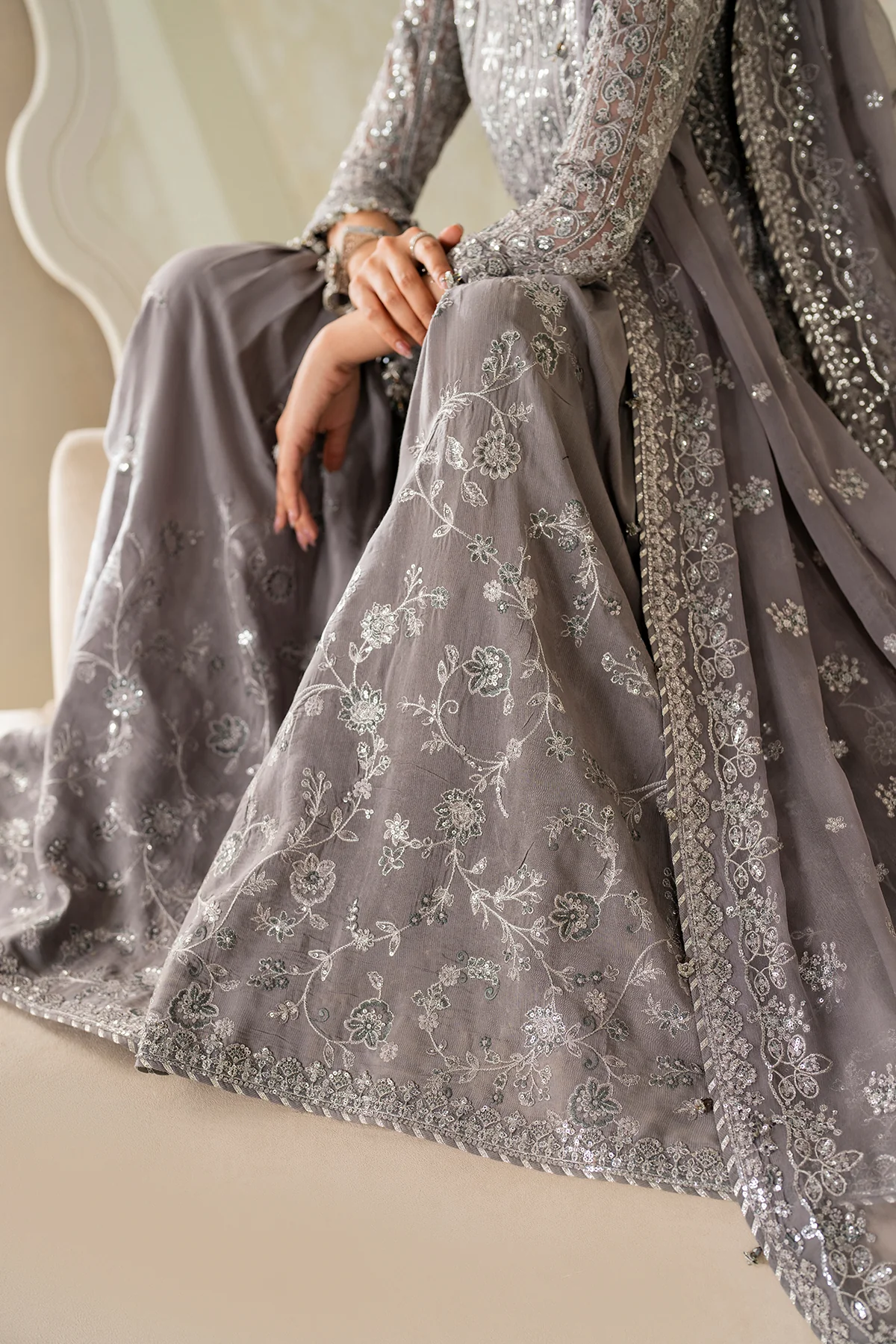 EMBROIDERED CHIFFON SF-4161 - Image 6
