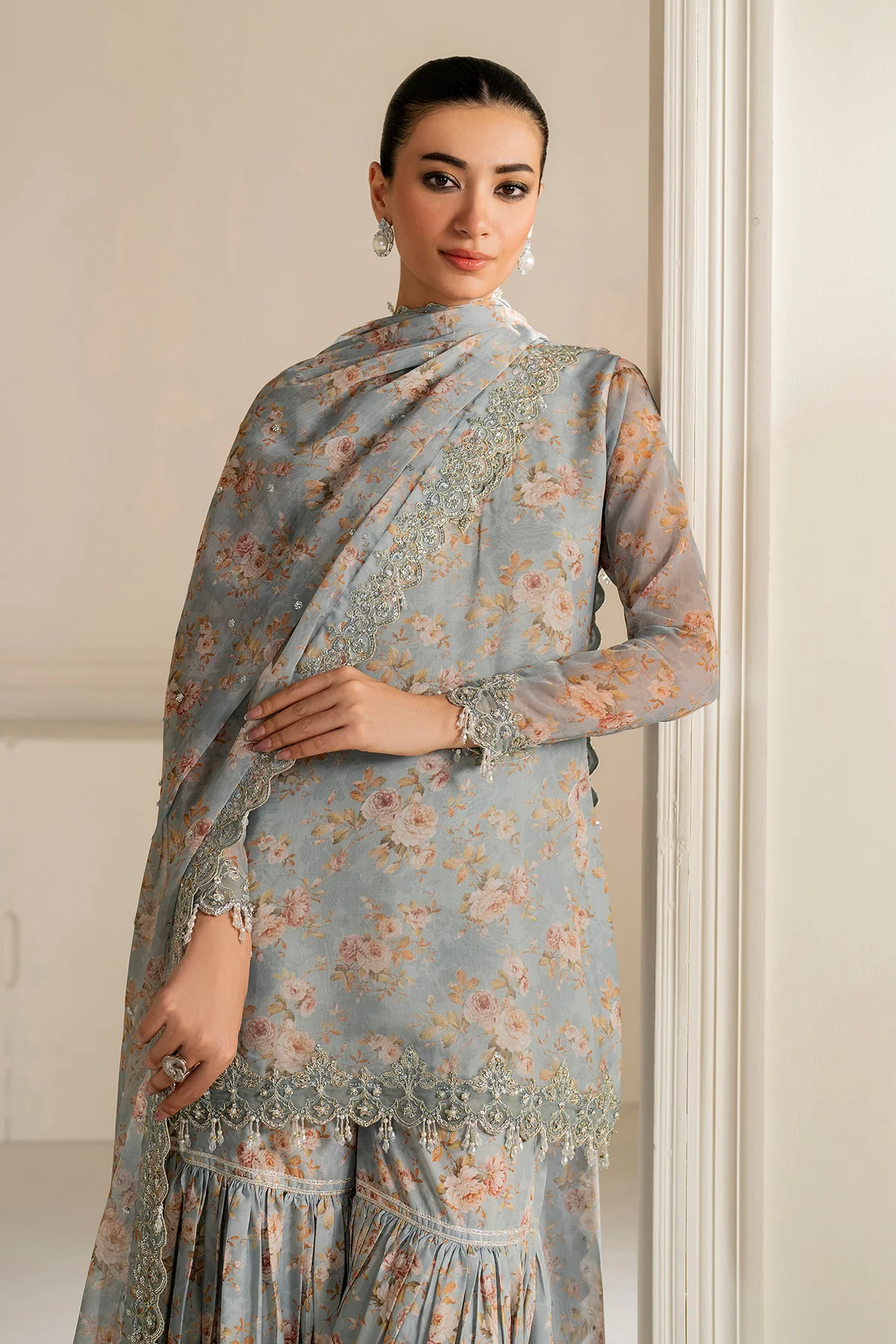 EMBROIDERED CHIFFON SF-4165 - Image 3