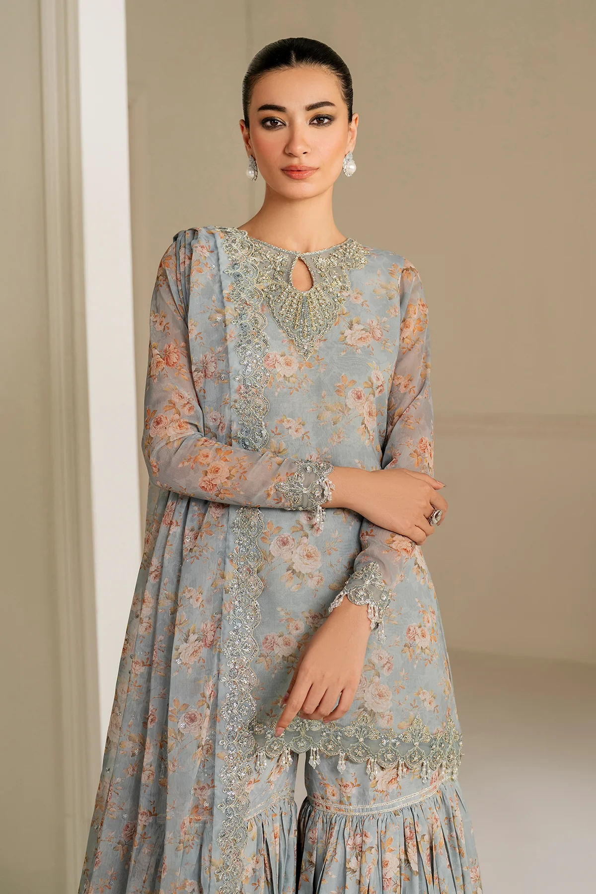 EMBROIDERED CHIFFON SF-4165 - Image 4