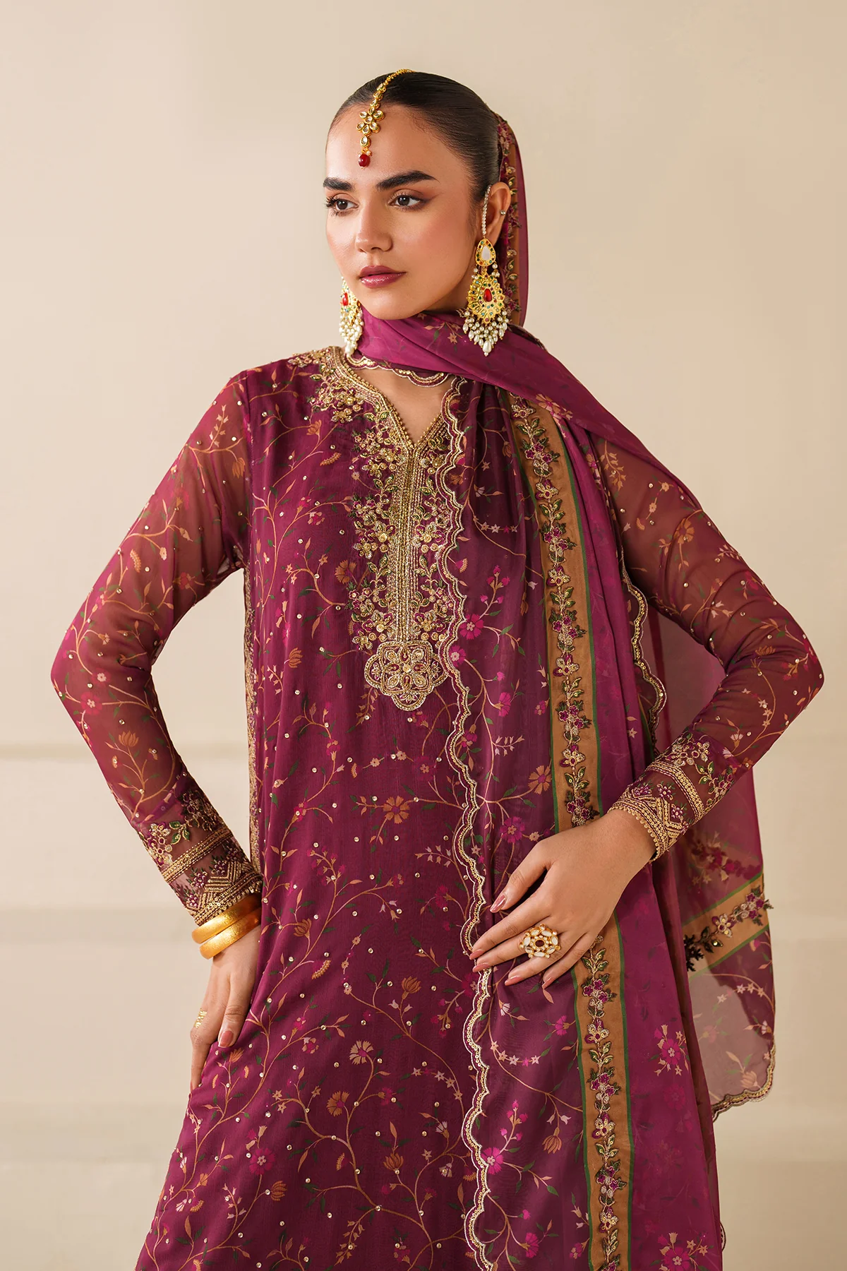 EMBROIDERED CHIFFON SF-4277 - Image 5