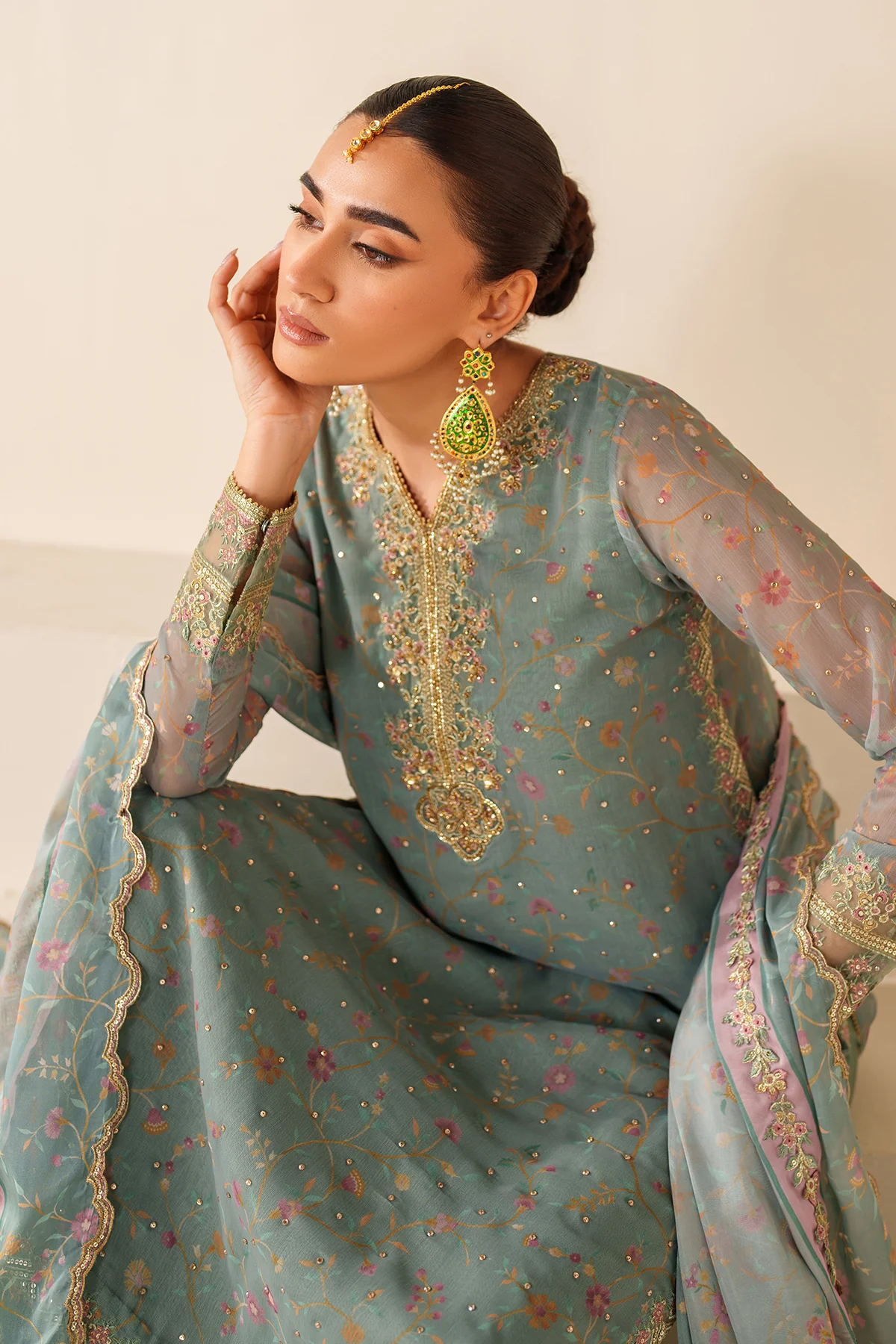 EMBROIDERED CHIFFON SF-4278 - Image 3