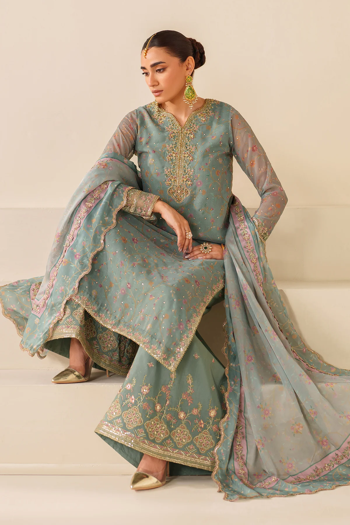 EMBROIDERED CHIFFON SF-4278 - Image 7