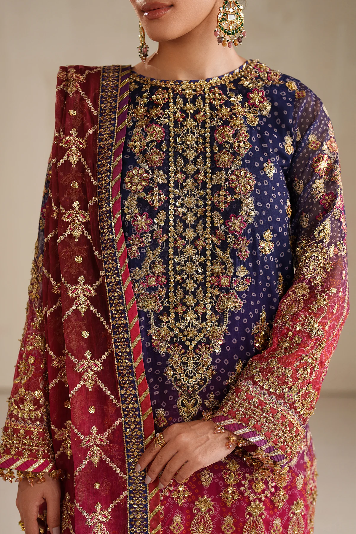 EMBROIDERED CHIFFON UF-4369 - Image 4