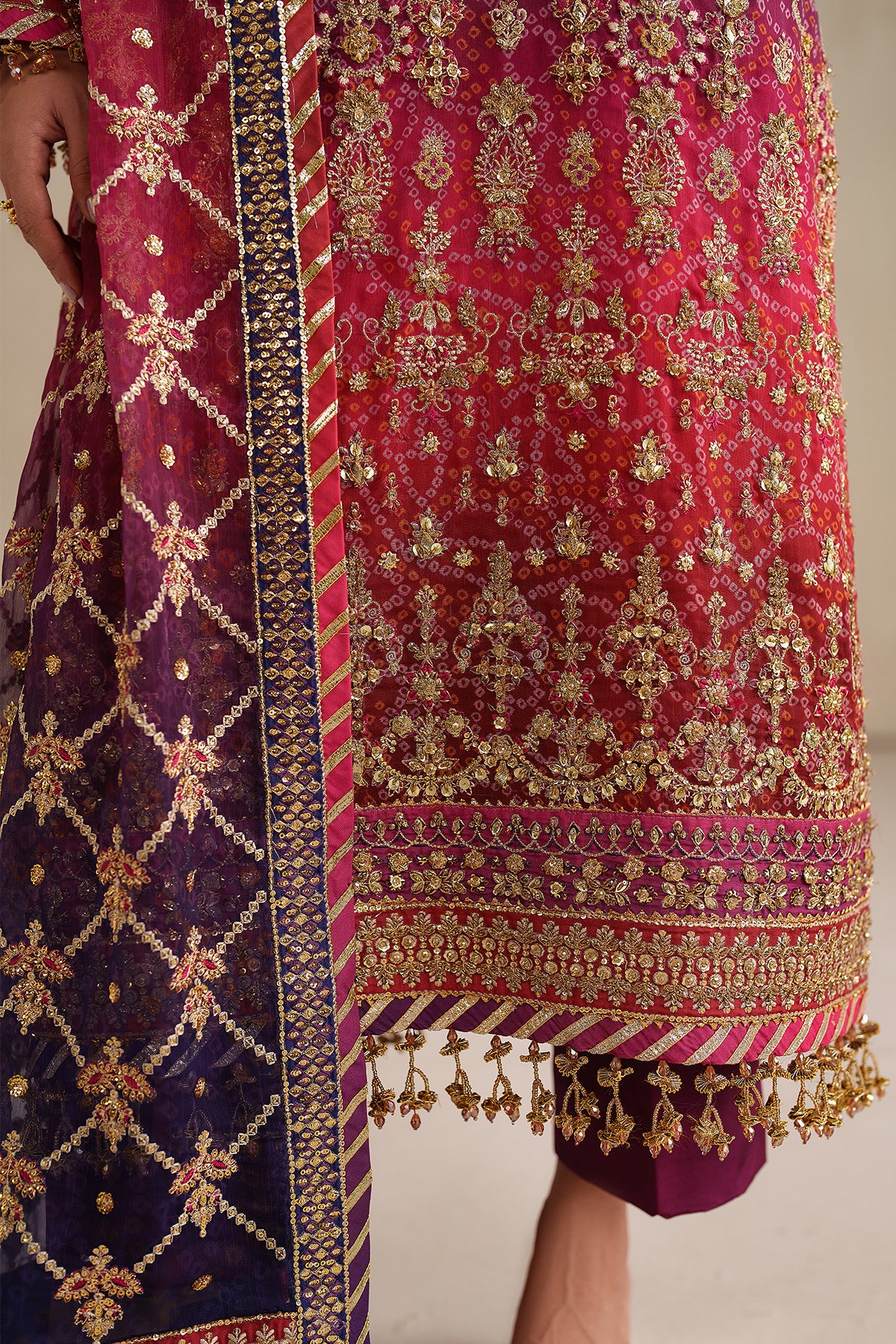 EMBROIDERED CHIFFON UF-4369 - Image 5