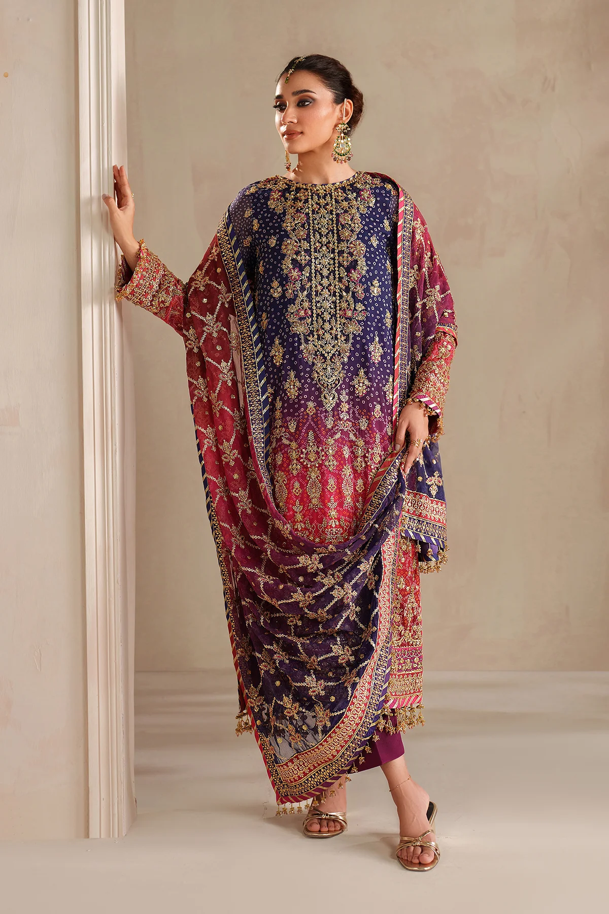 EMBROIDERED CHIFFON UF-4369 - Image 6