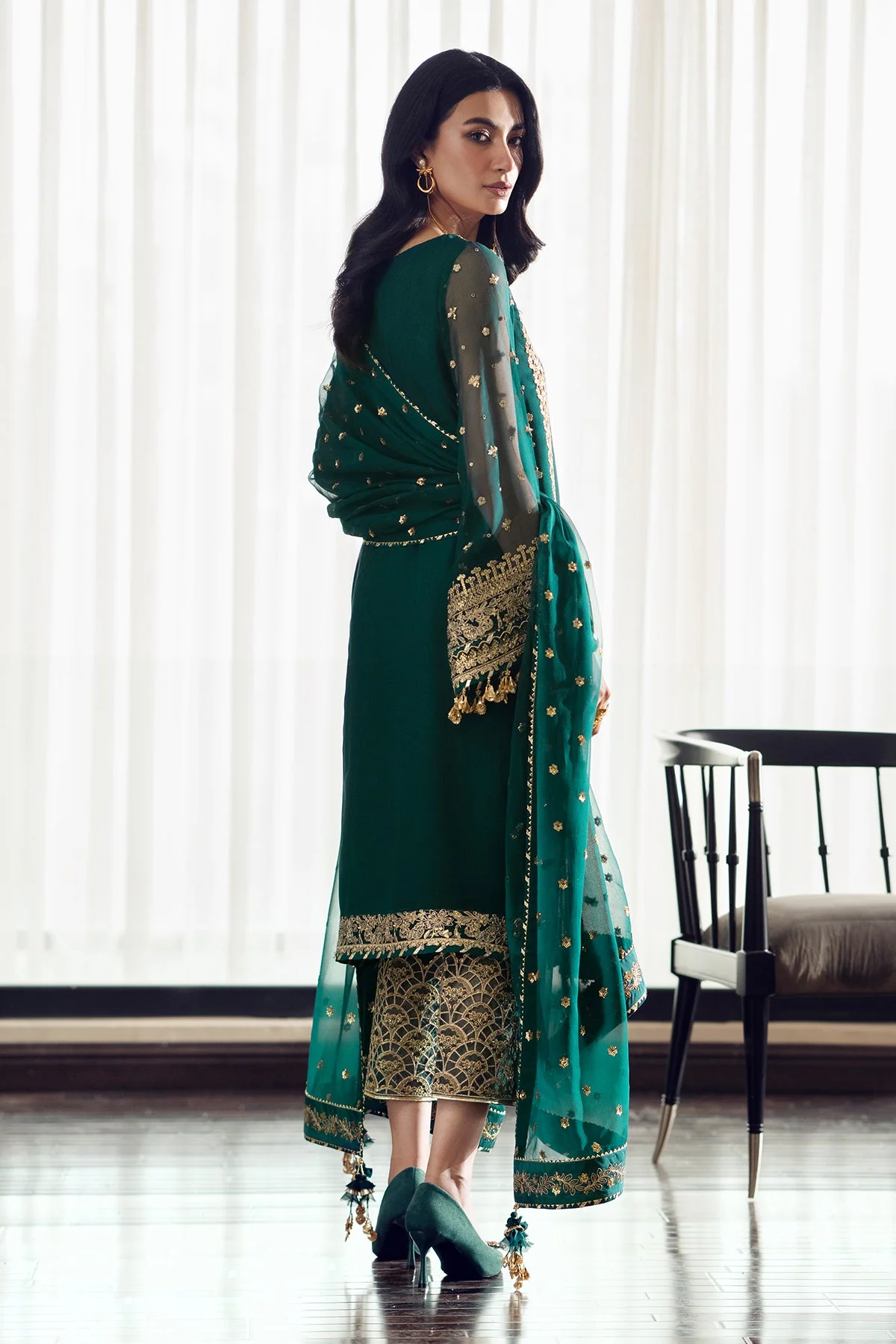 EMBROIDERED CHIFFON SF-505 - Image 3