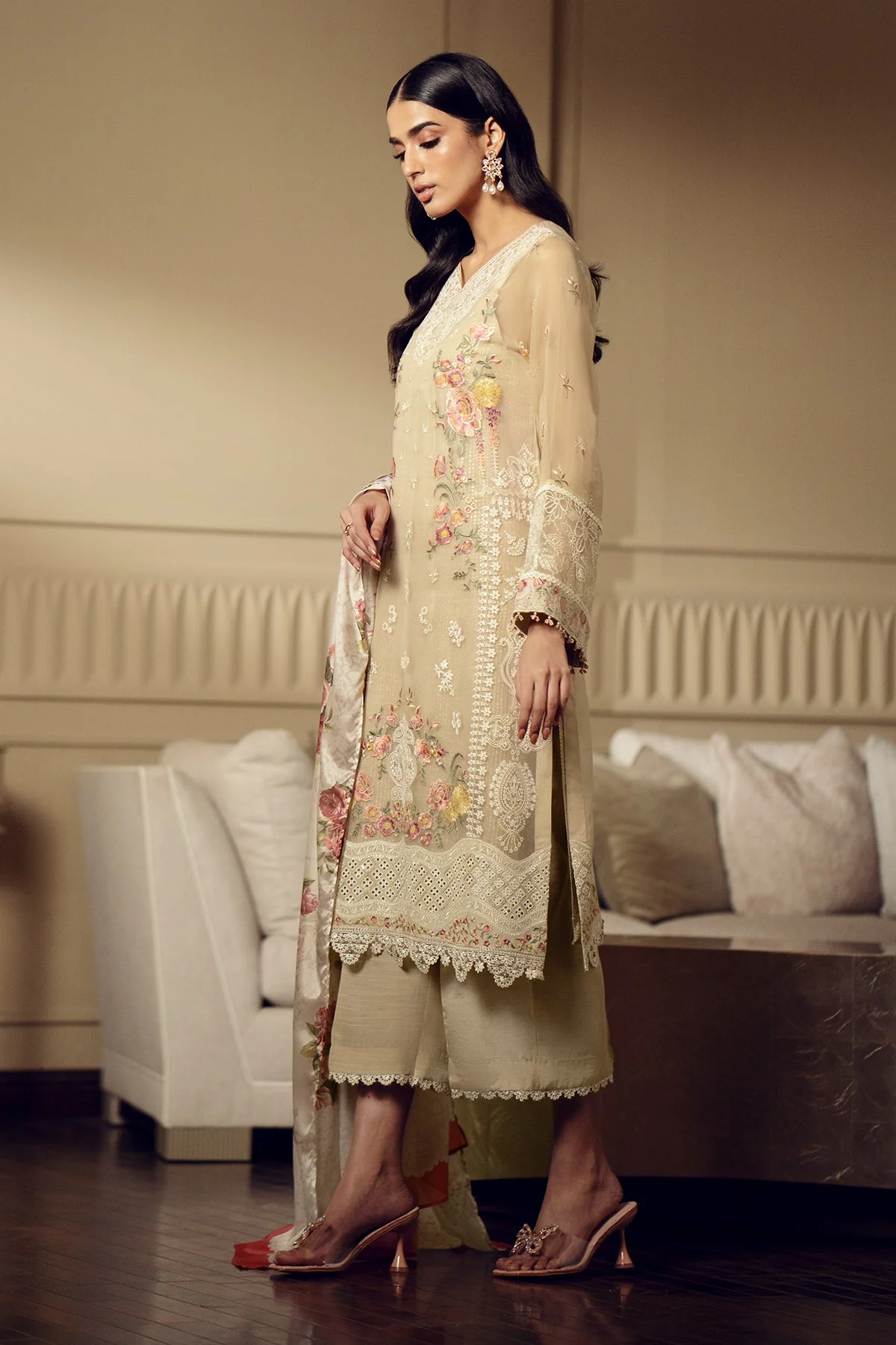 EMBROIDERED CHIFFON SF-513 - Image 2